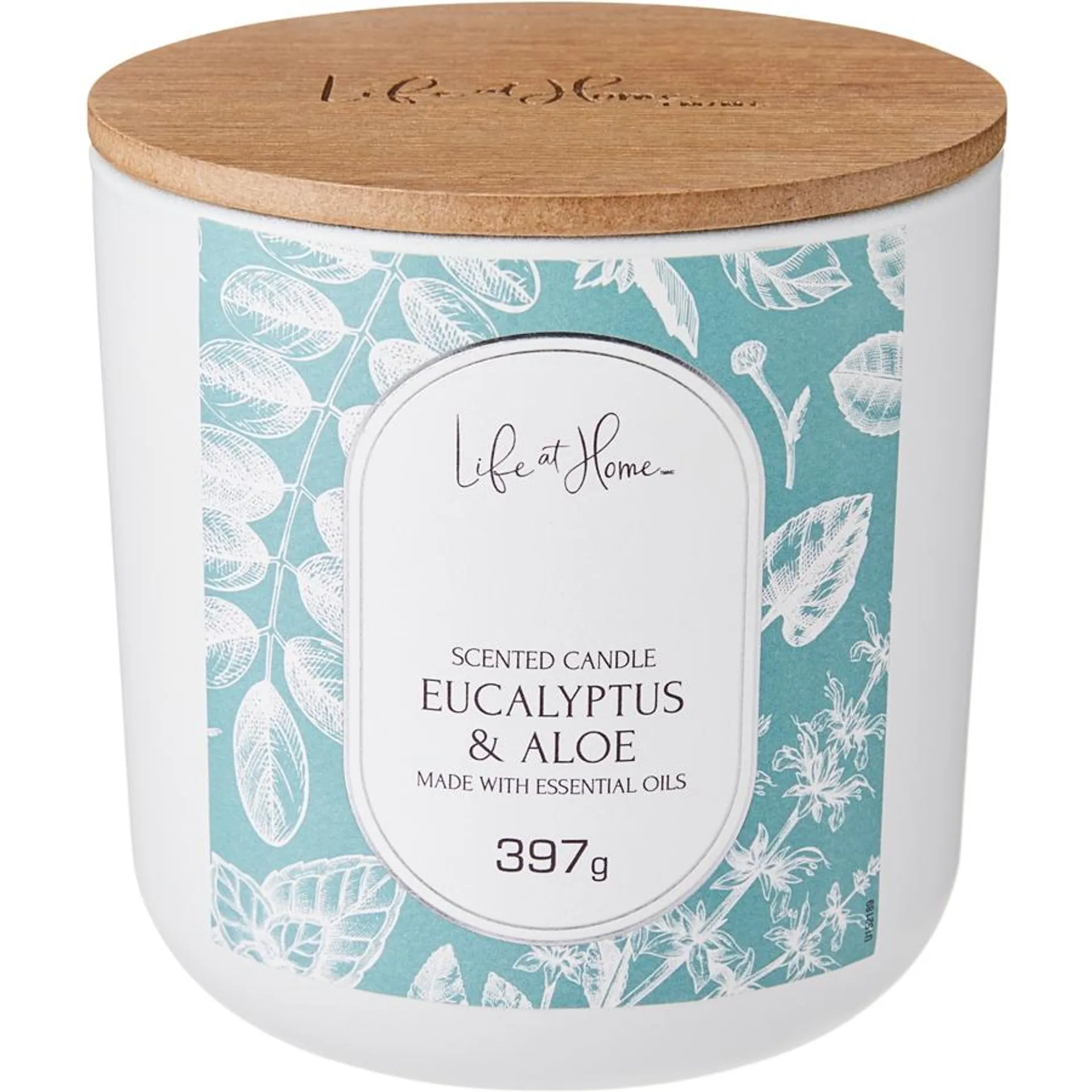 Scented Candle Eucalyptus & Aloe