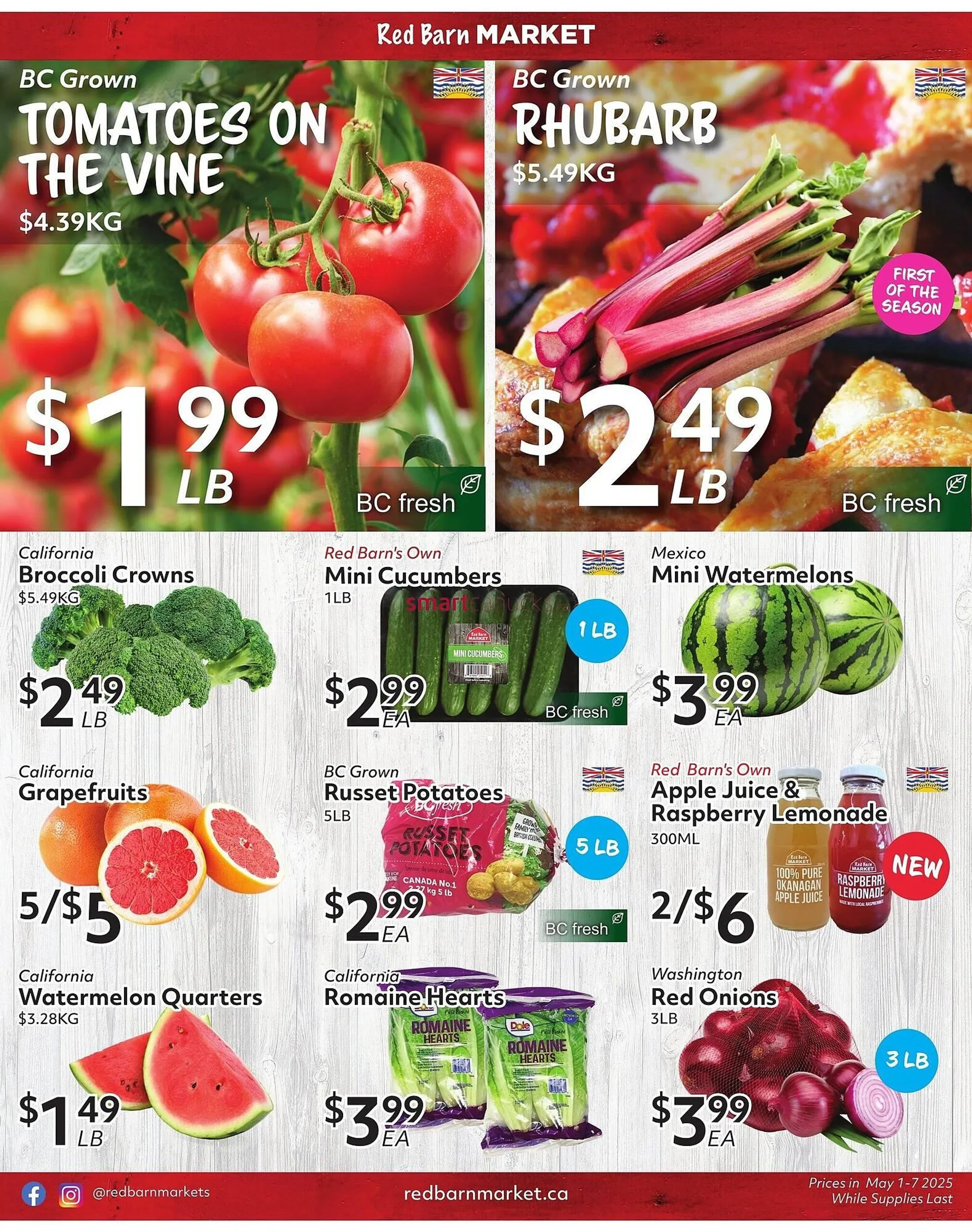Red Barn Market flyer from May 1 to May 14 2025 - flyer page 7