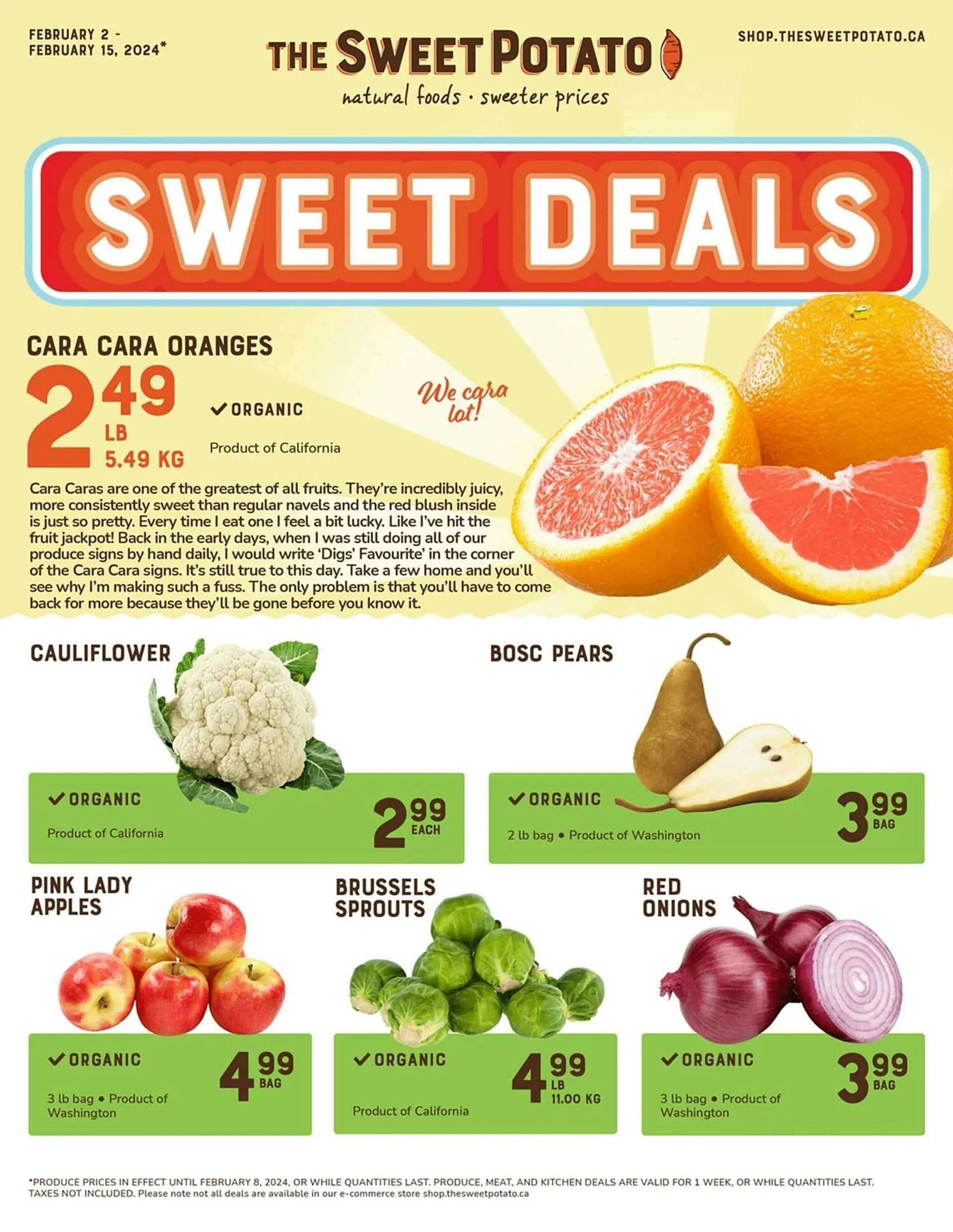The Sweet Potato flyer from February 1 to February 29 2024 - flyer page 