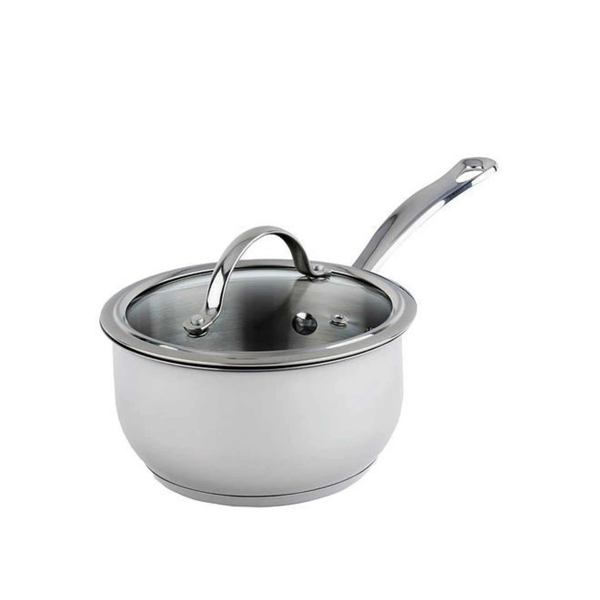 Meyer Nouvelle Stainless Steel 1.5L Saucepan with Tempered Glass Lid