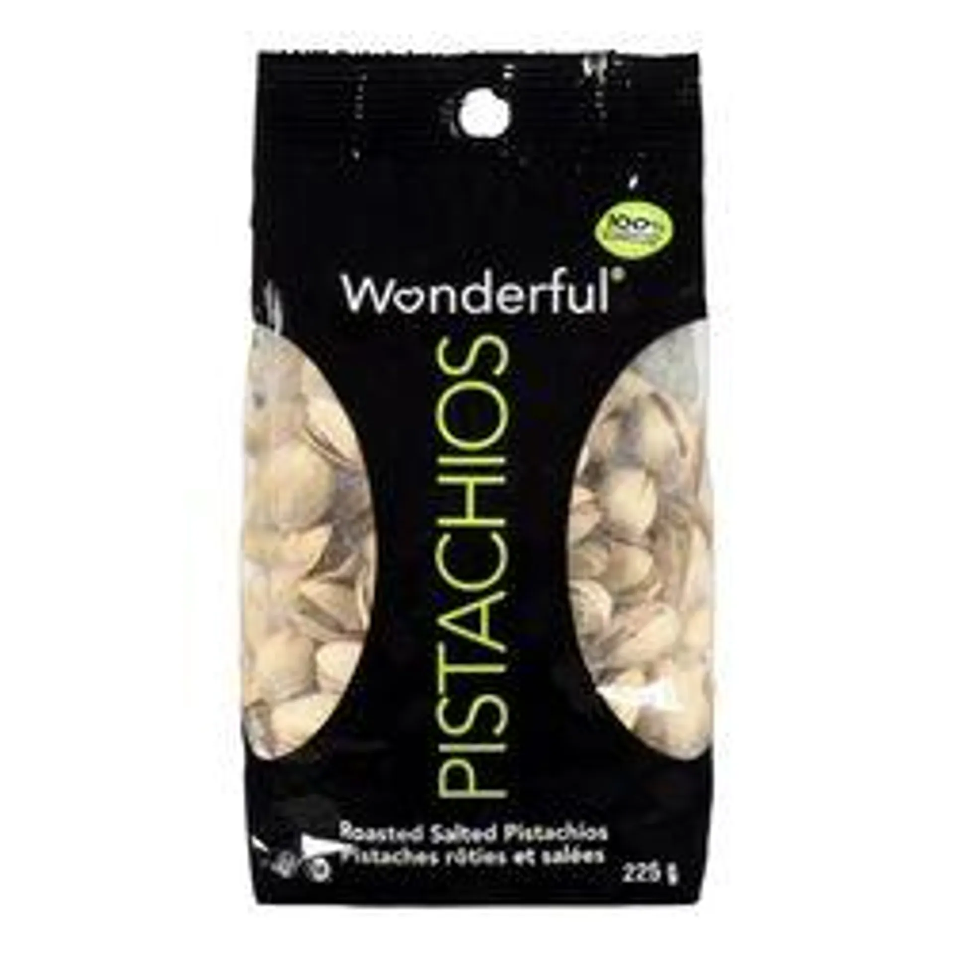 Wonderful Roasted Salted Pistachios 225 g