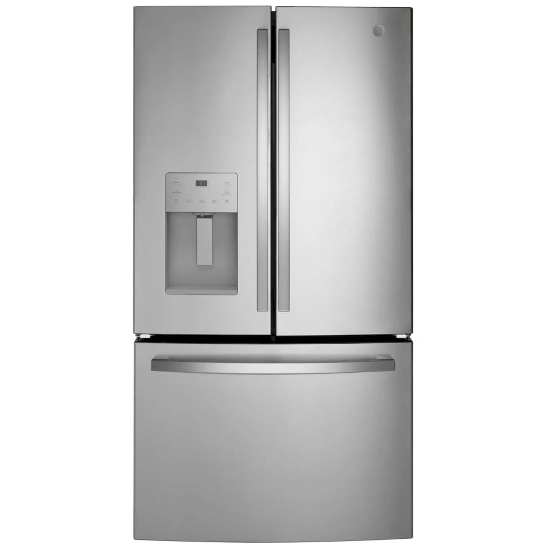 GE GFE26JYMFS French Door Refrigerator, 36 inch Width, ENERGY STAR Certified, 25.6 cu. ft. Capacity, Stainless Steel colour