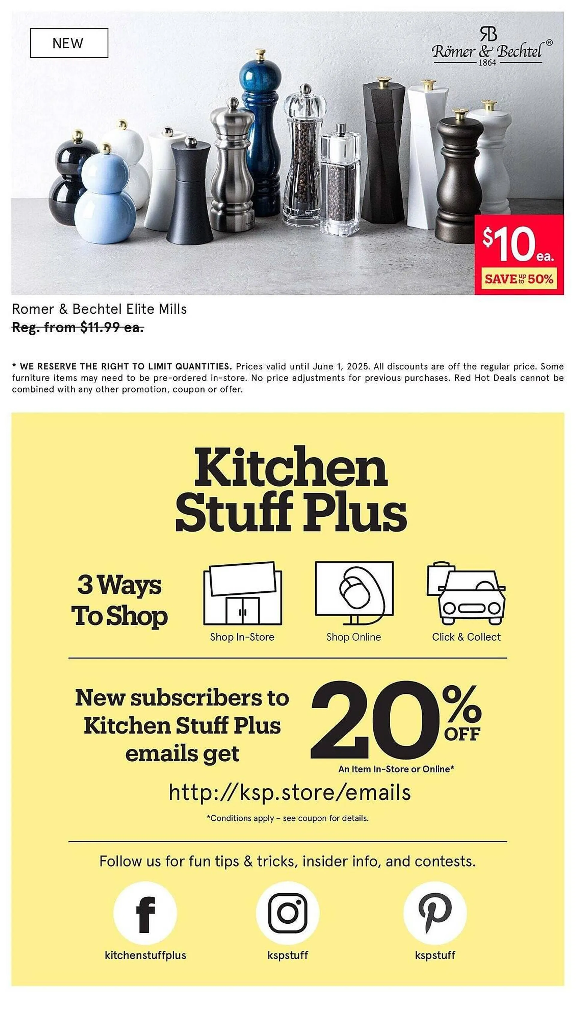 Kitchen Stuff Plus flyer from May 26 to June 2 2025 - flyer page 8