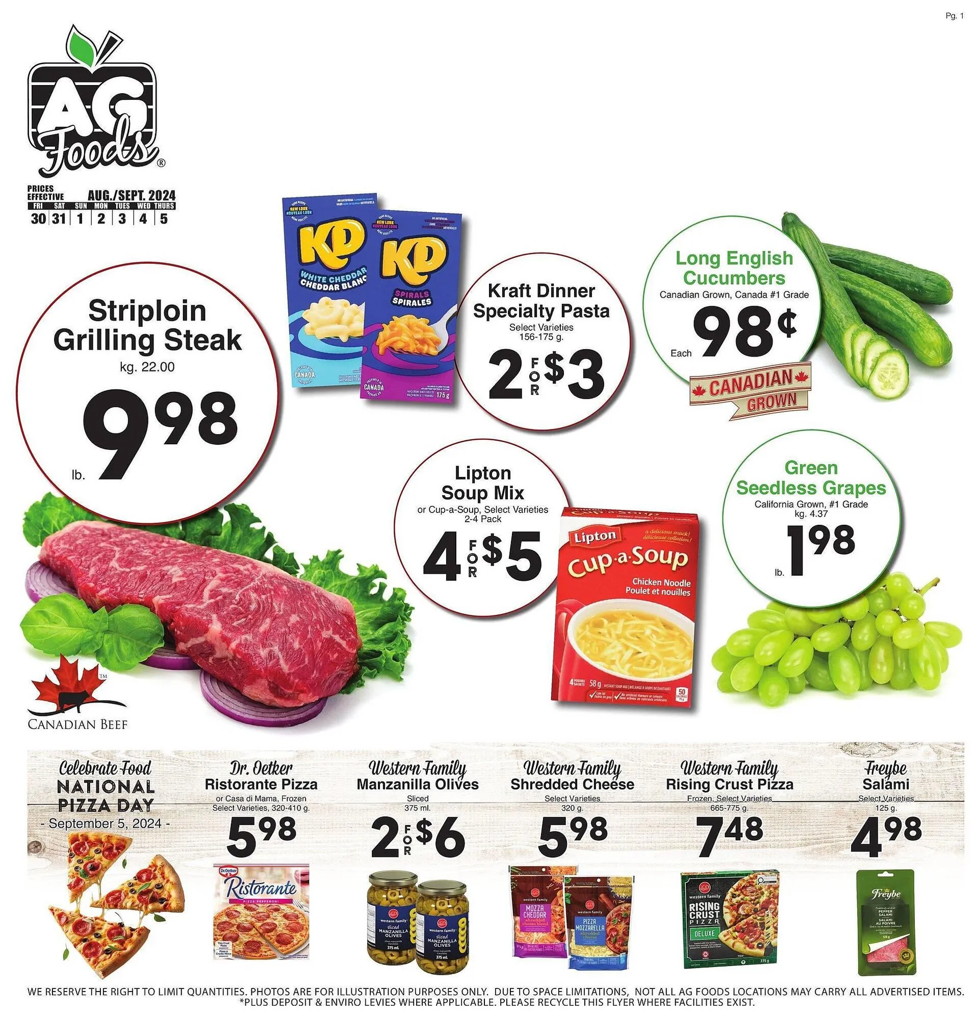 AG Foods flyer - 1