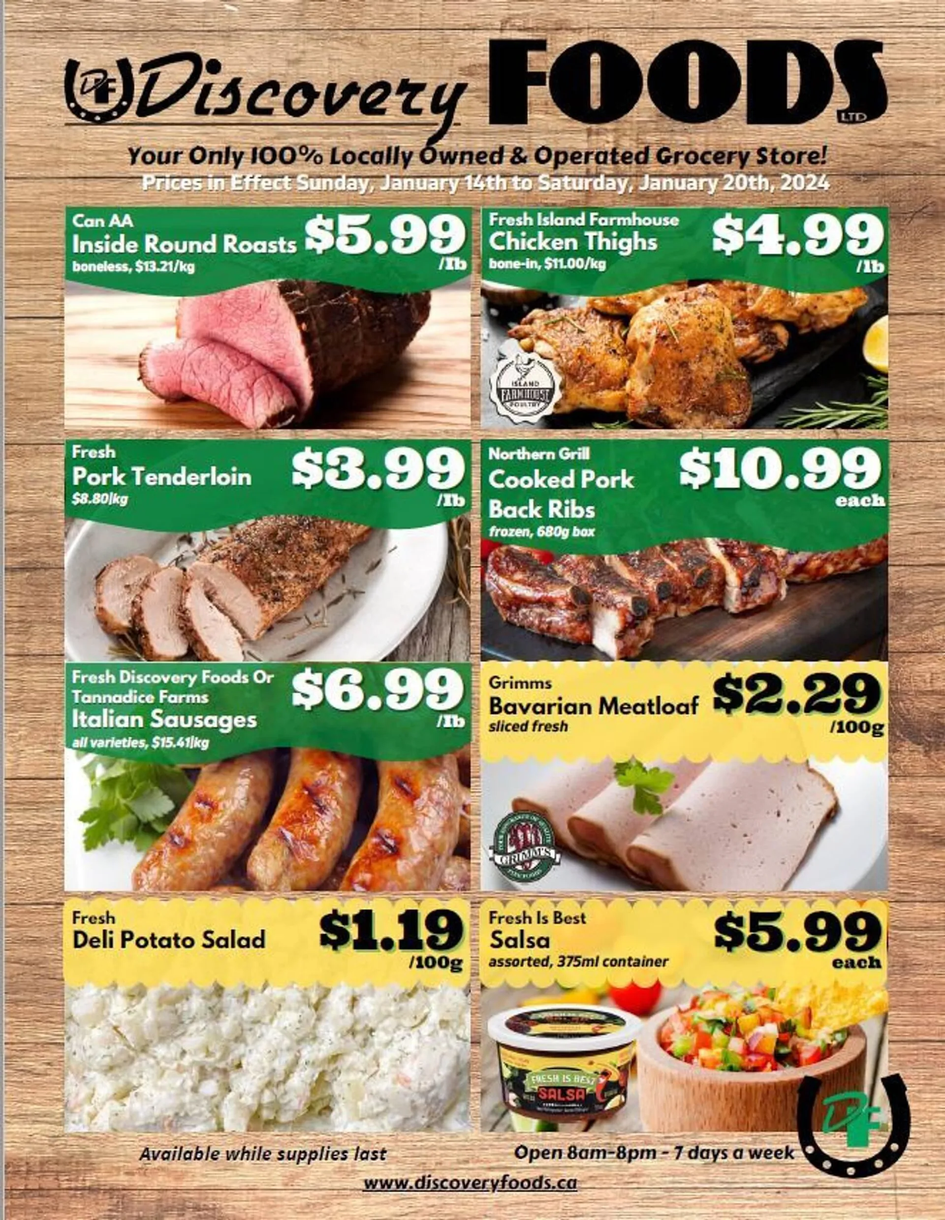 Discovery Foods flyer from January 14 to January 20 2024 - flyer page 1