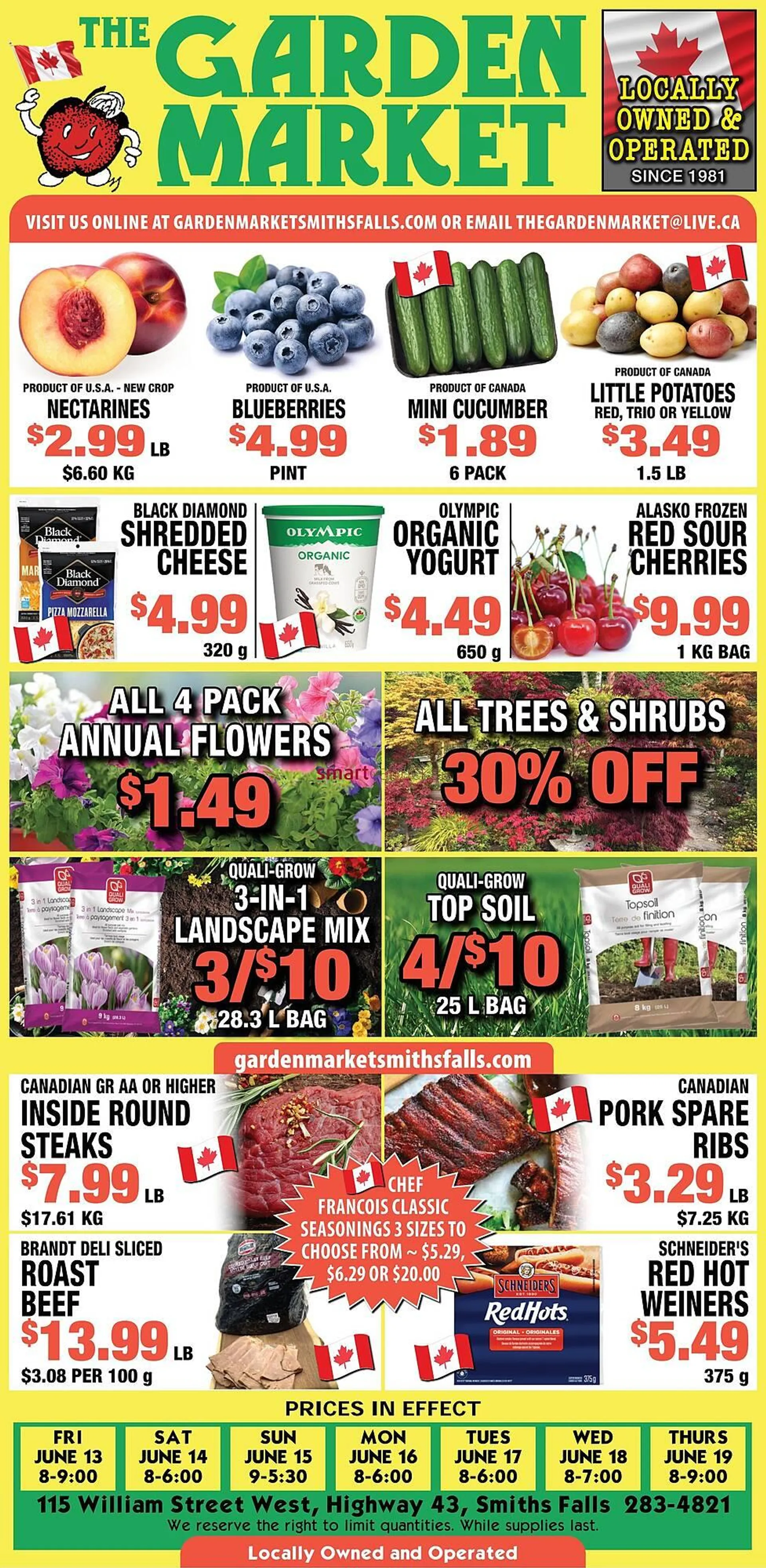 The Garden Market flyer from June 13 to June 19 2025 - flyer page 1
