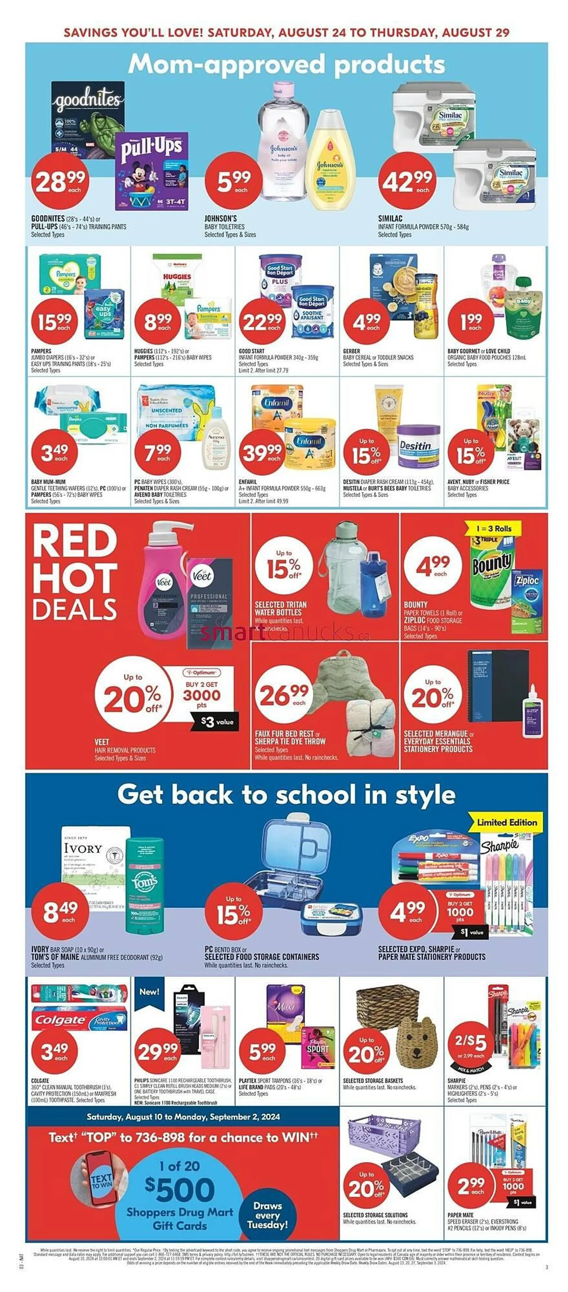 Shoppers Drug Mart flyer from August 22 to August 28 2024 - flyer page 12