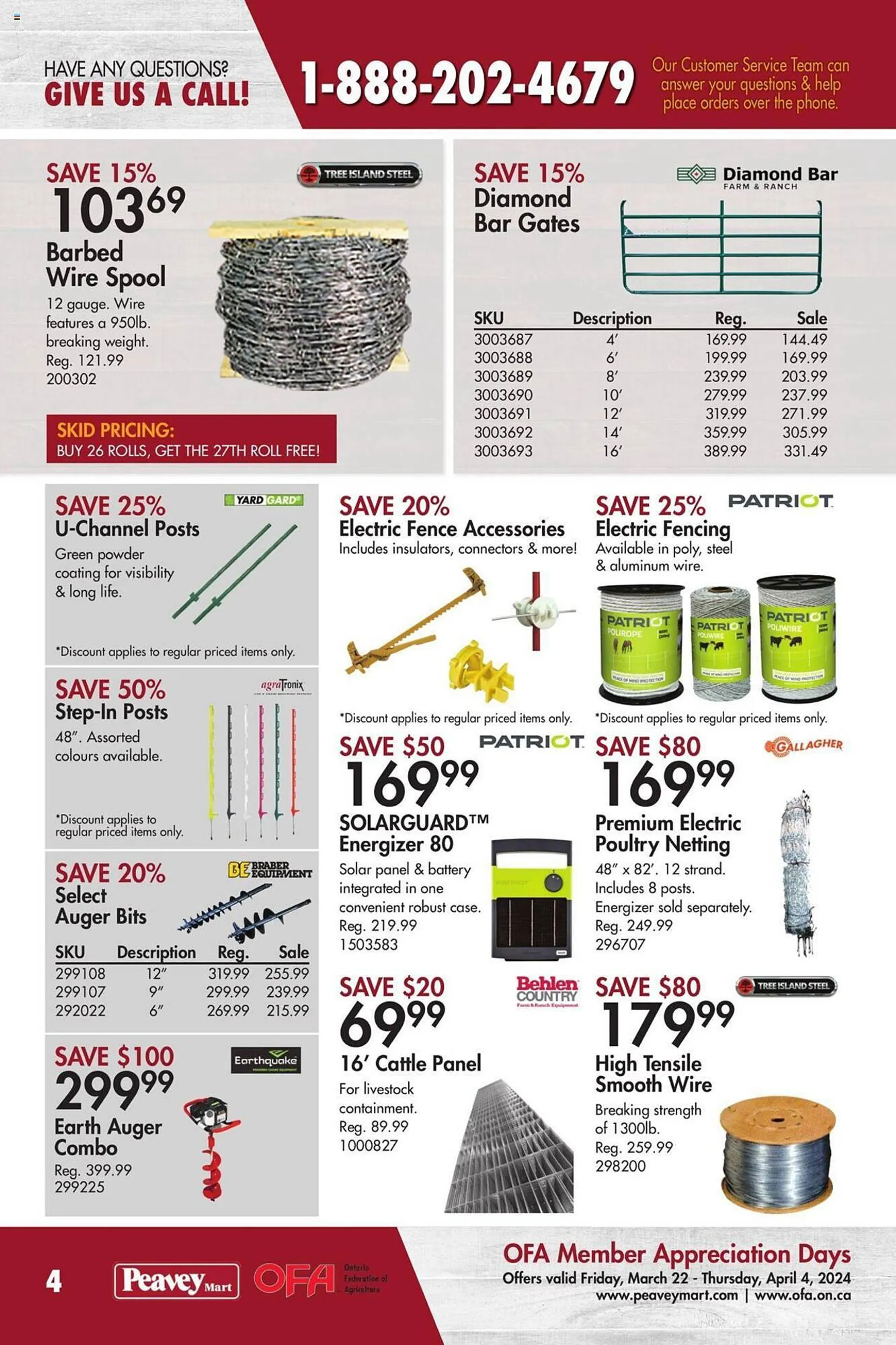 Peavey Mart flyer from March 22 to April 4 2024 - flyer page 4