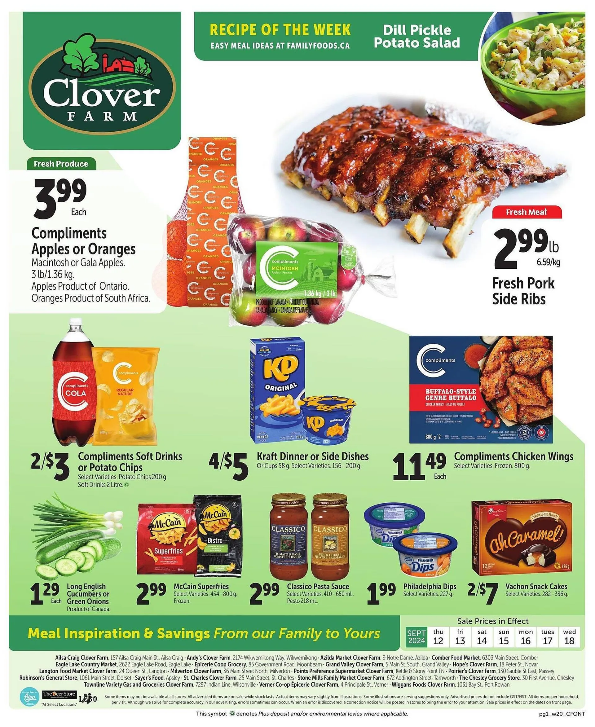 Clover Farm flyer - 1