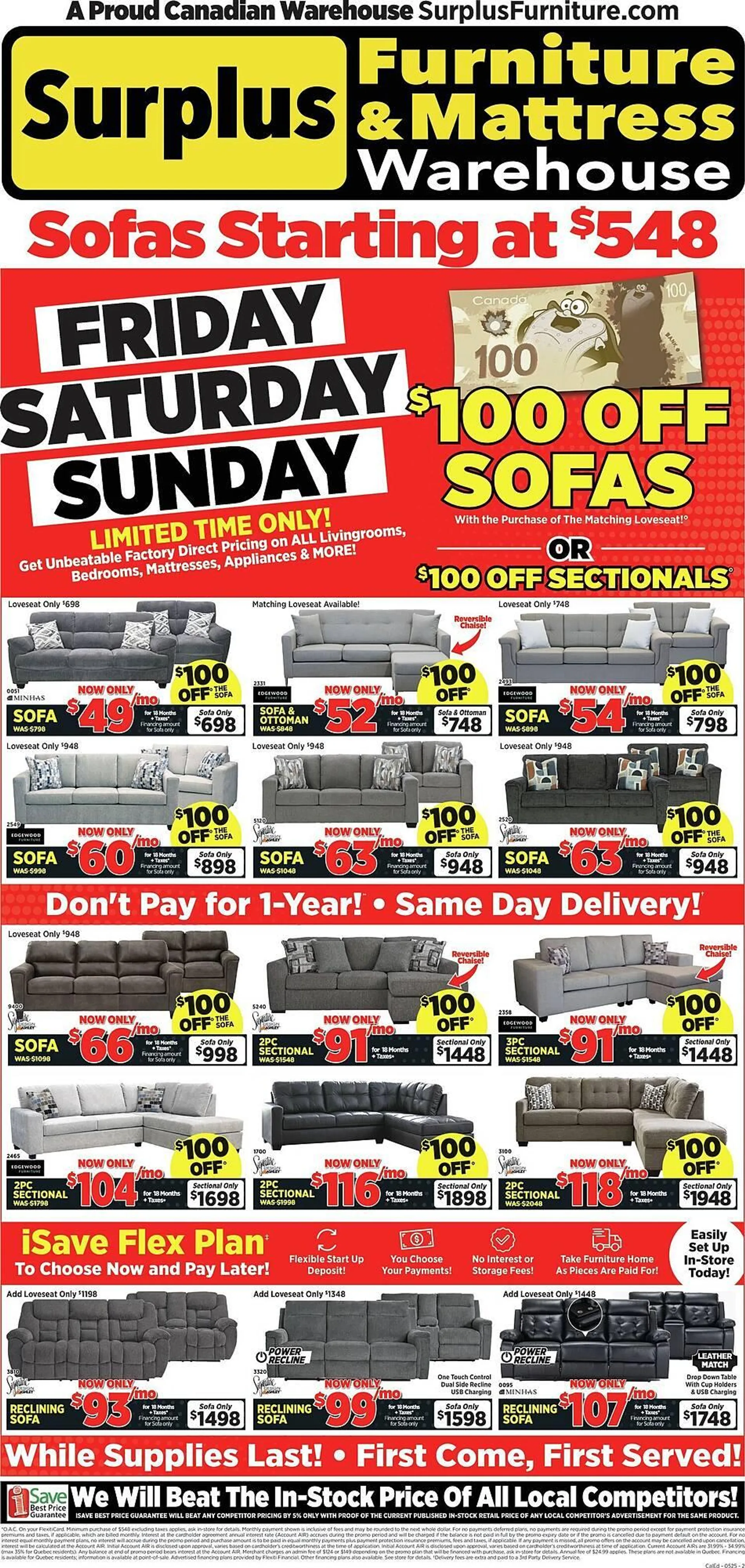 Surplus Furniture flyer - 1