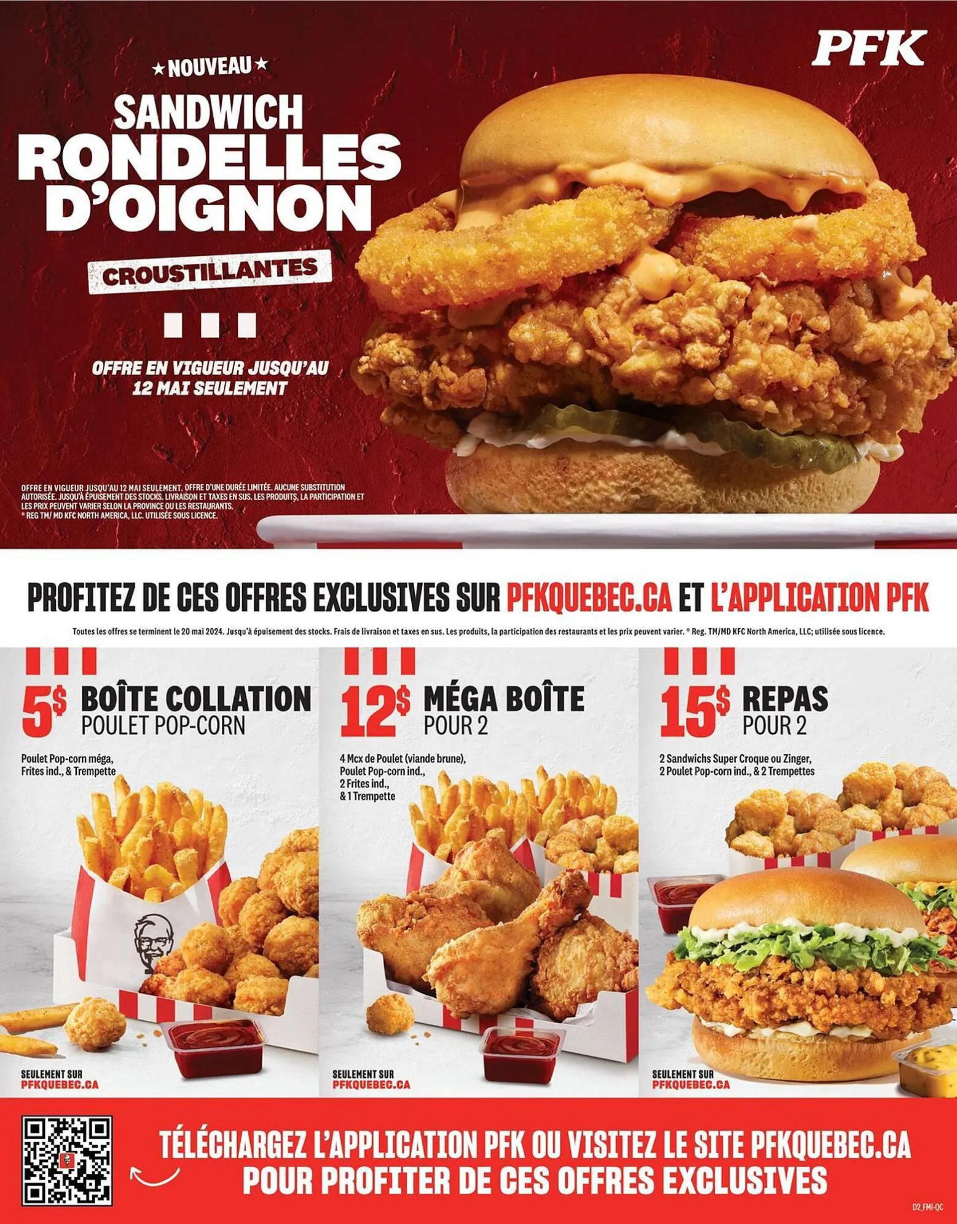 KFC flyer from March 26 to May 12 2024 - flyer page 