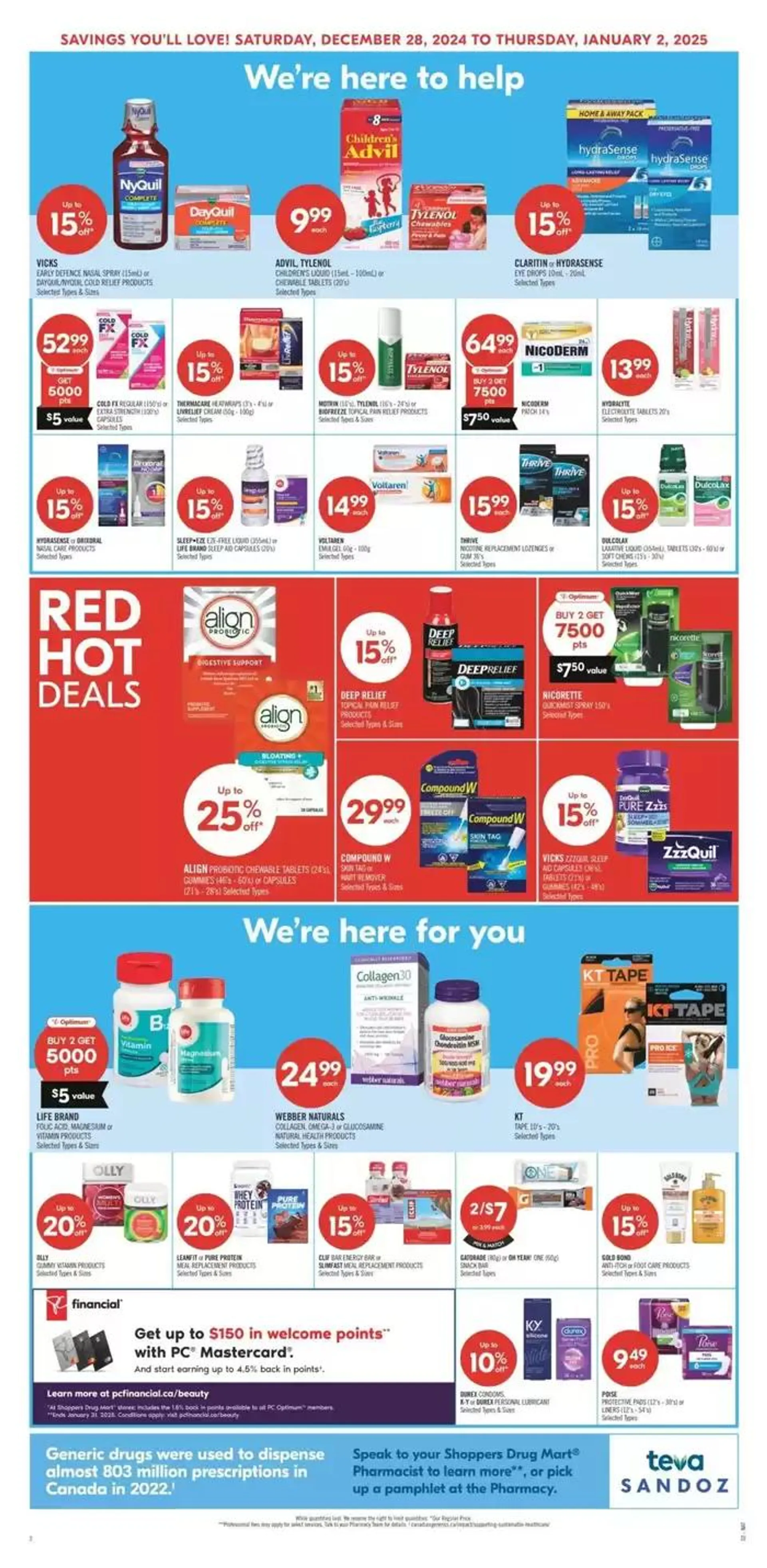 Shoppers Drug Mart Weekly ad from December 27 to January 10 2025 - flyer page 15