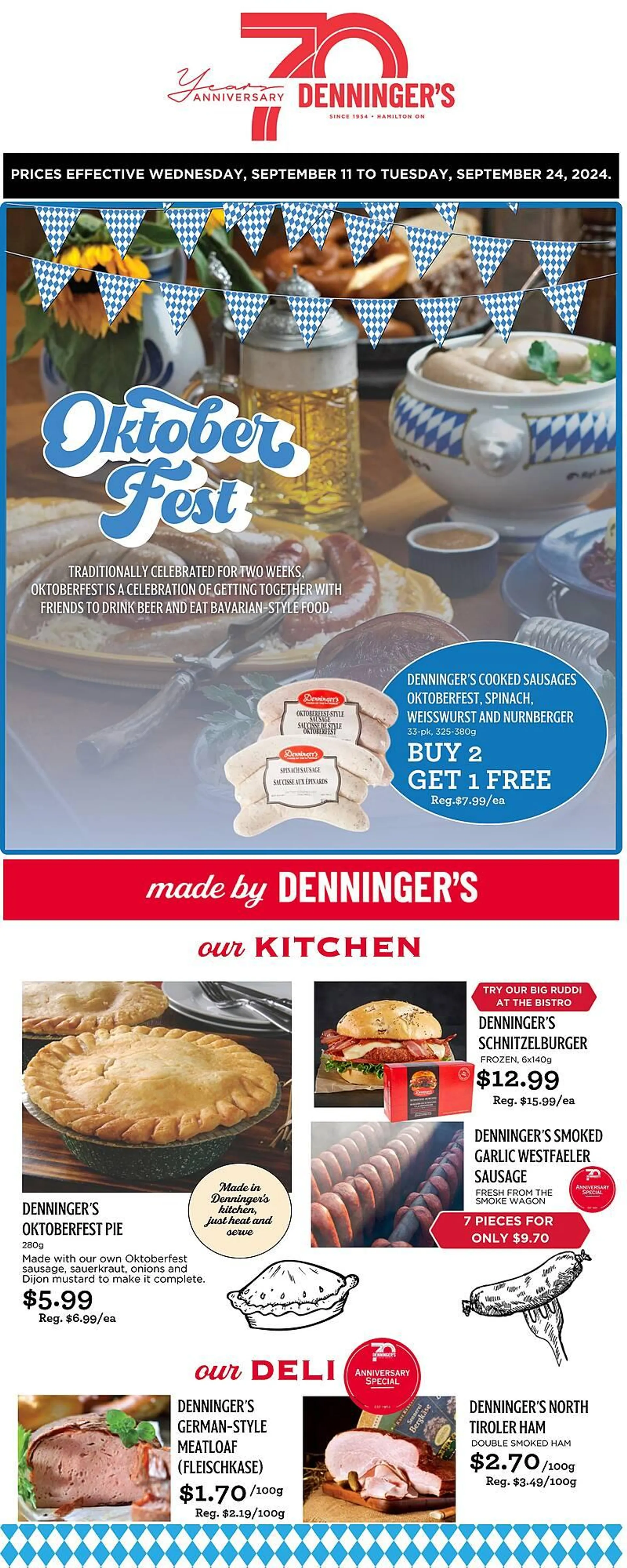 Denningers flyer - 1