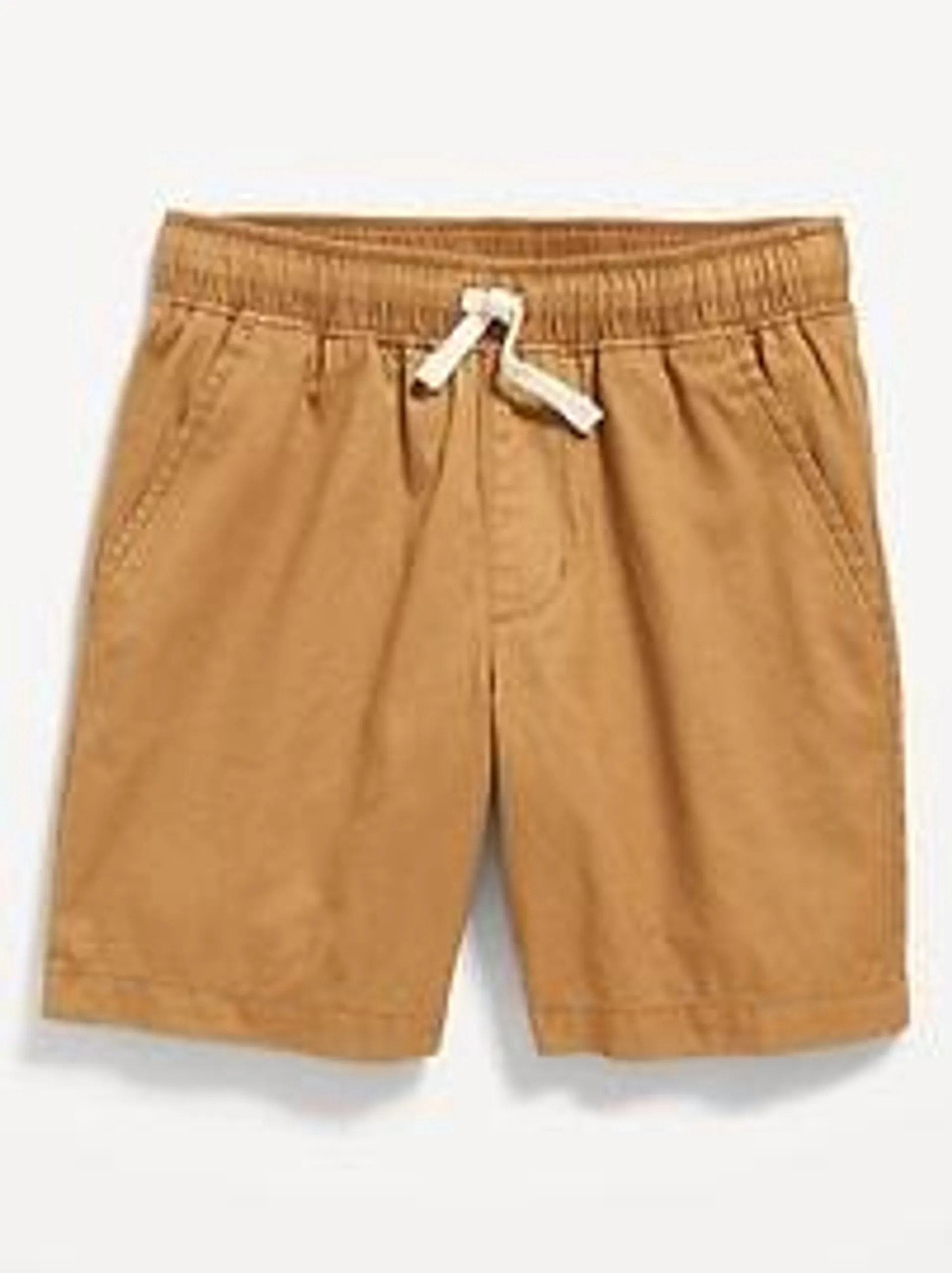 Twill Non-Stretch Jogger Shorts for Boys Above Knee