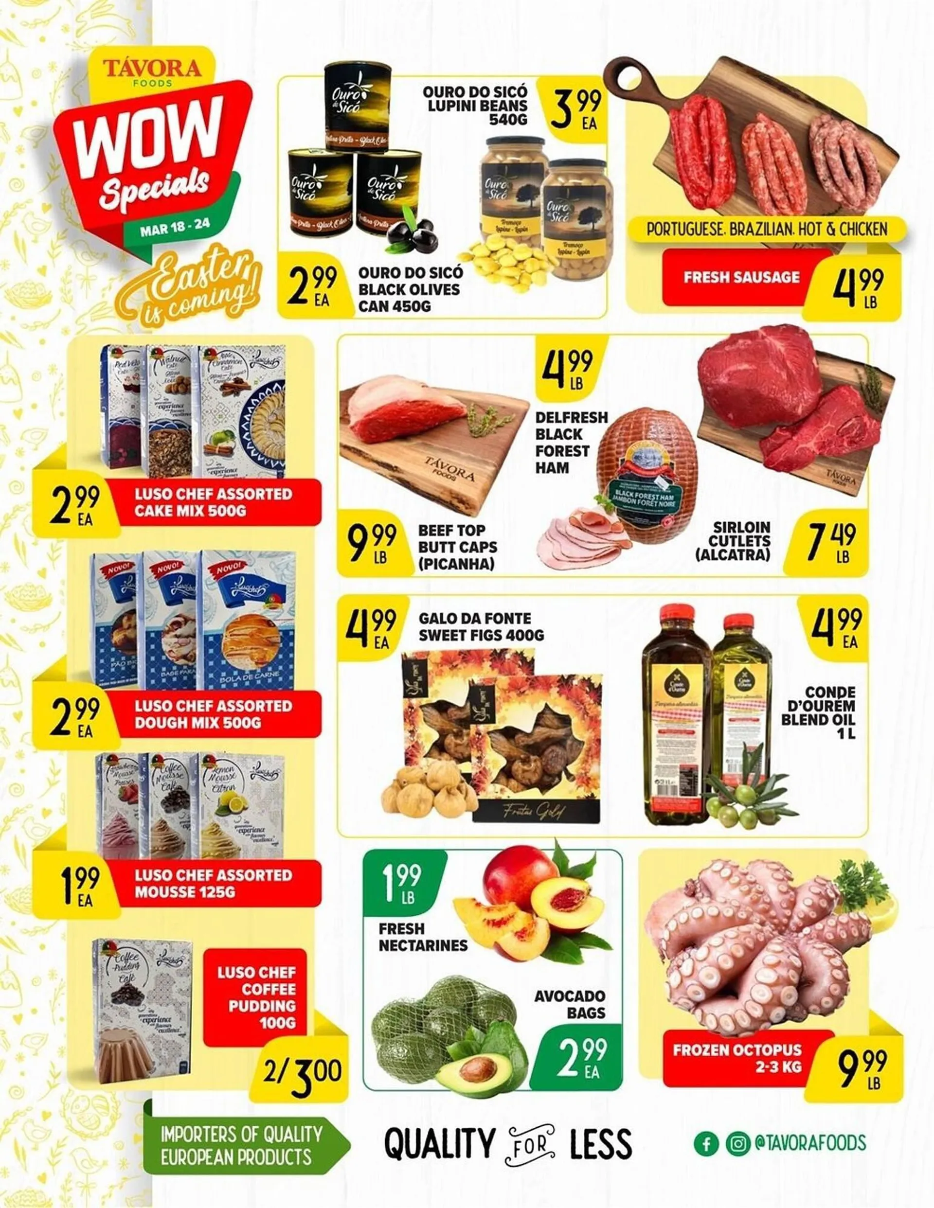 Tavora Foods flyer from March 18 to March 24 2024 - flyer page 