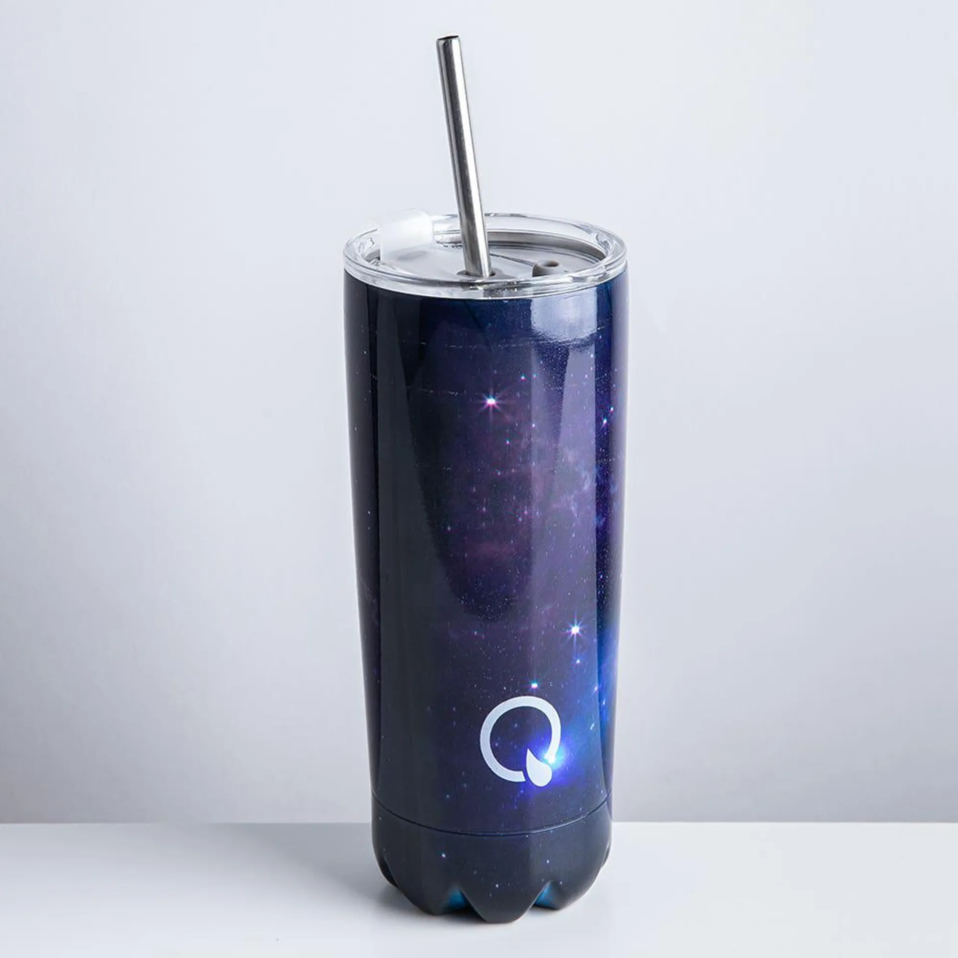 KSP Quench 'Galaxy' Double Wall Tumbler with Straw
