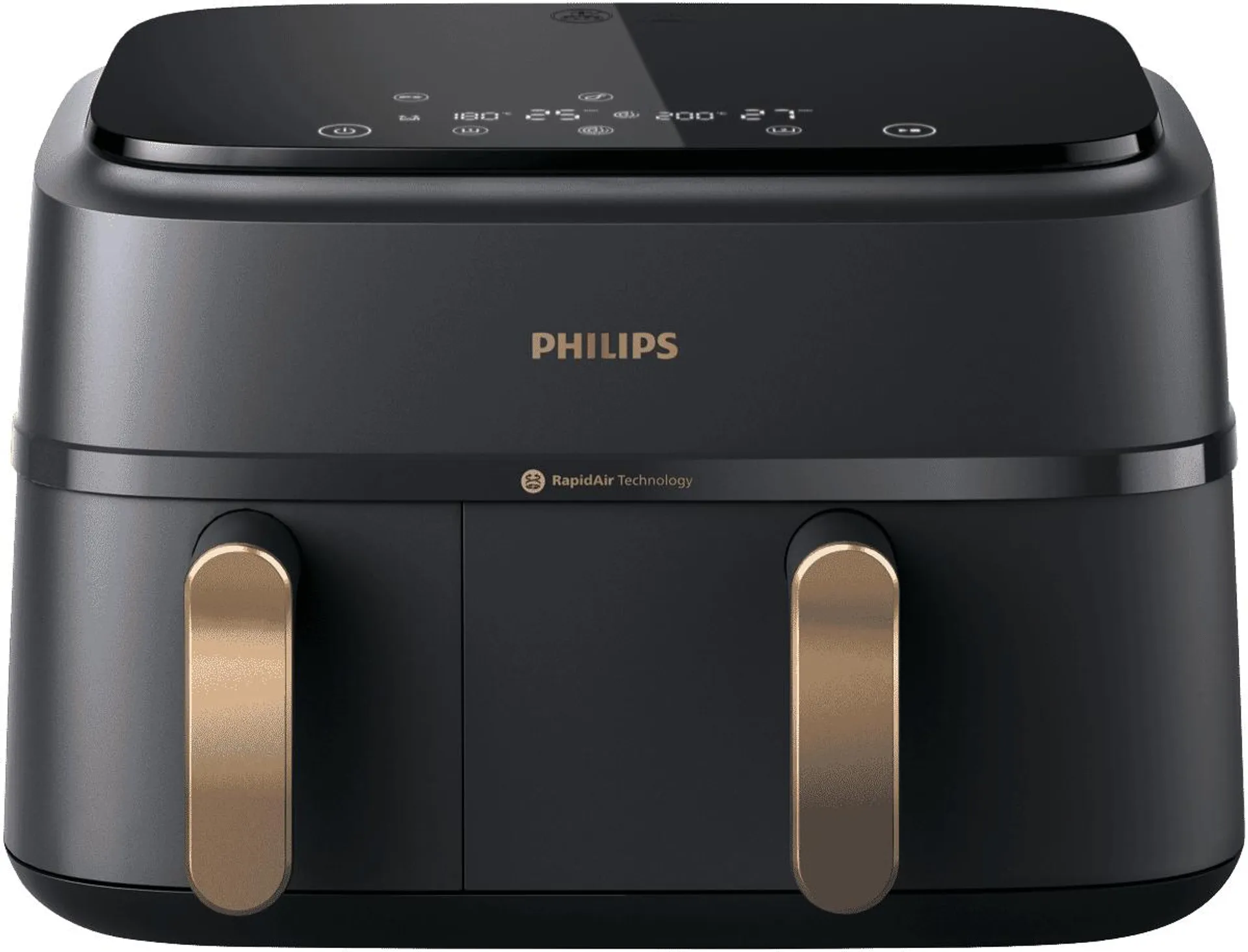 Series 3000 Dual Basket Airfryer XXL Black/Copper