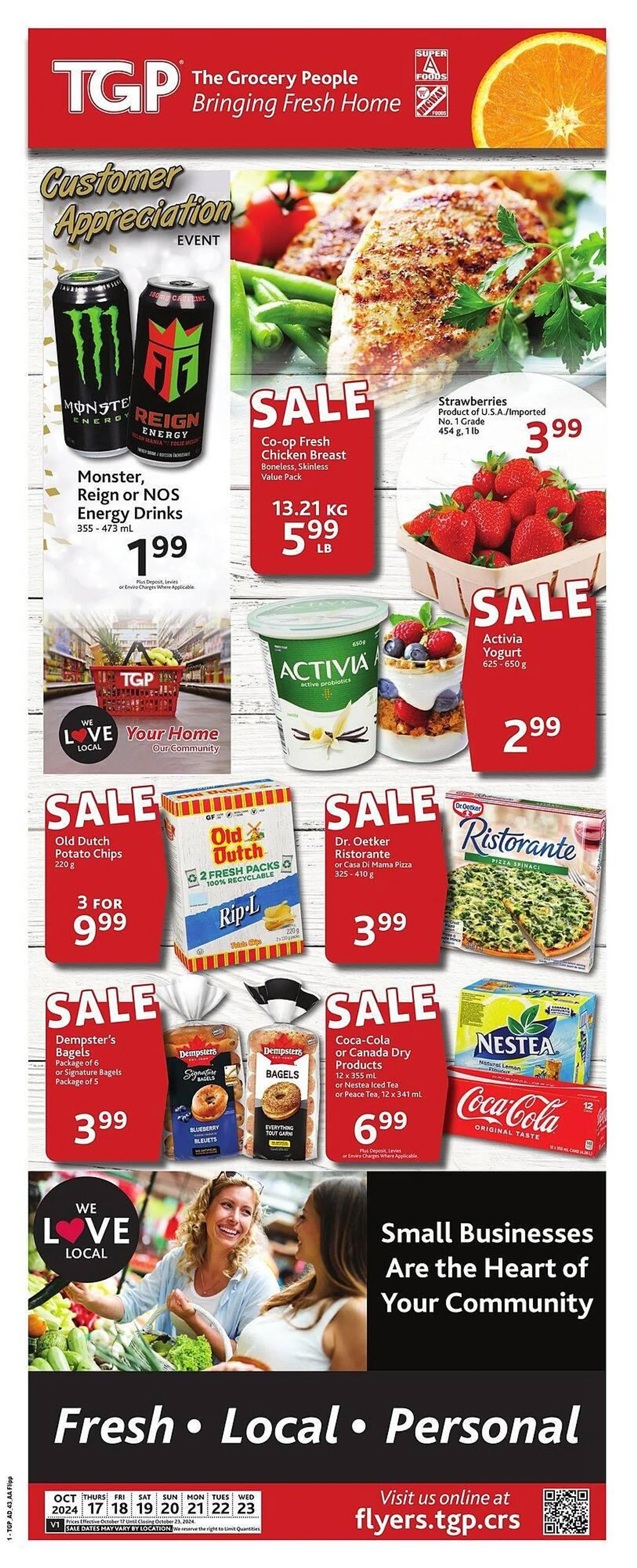 TGP The Grocery People flyer - 1