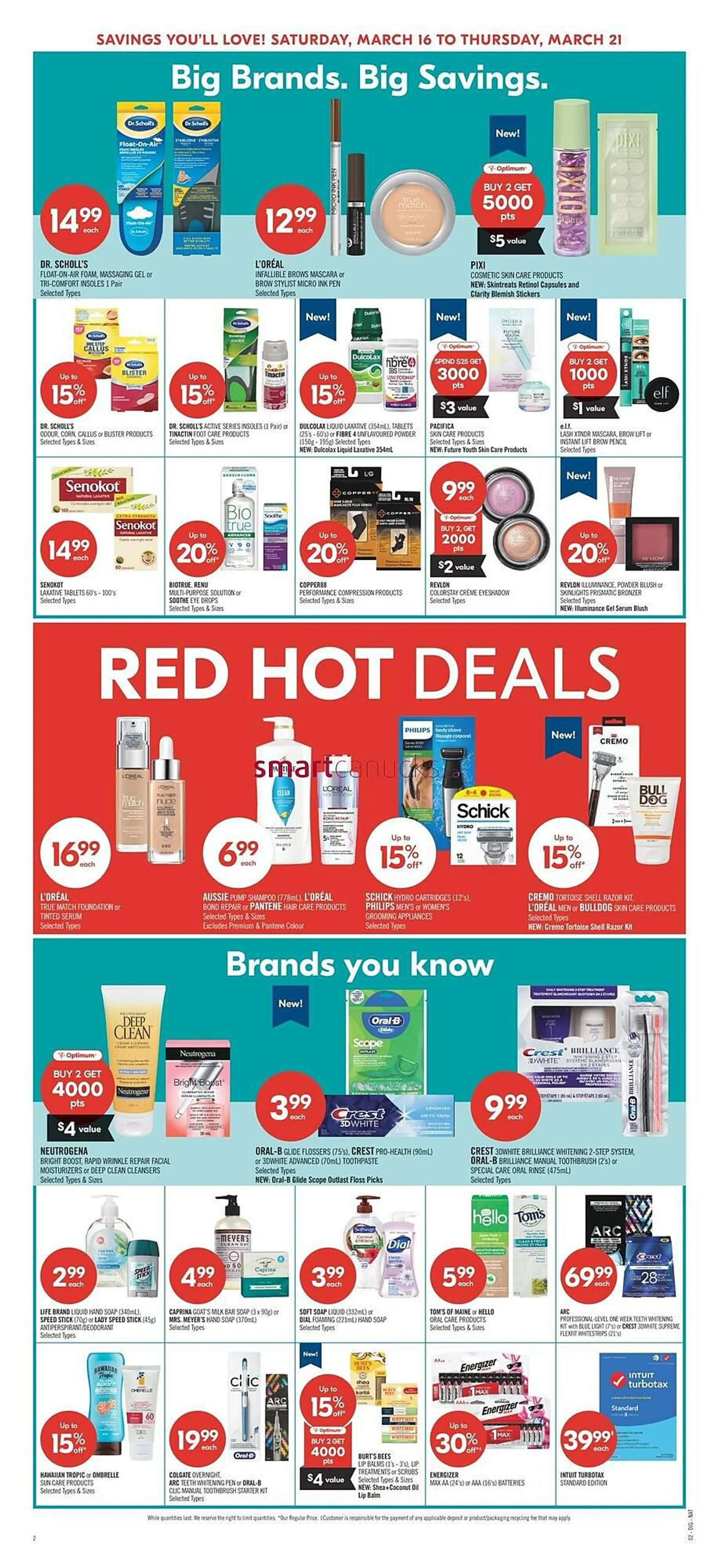 Shoppers Drug Mart flyer from March 14 to March 20 2024 - flyer page 13