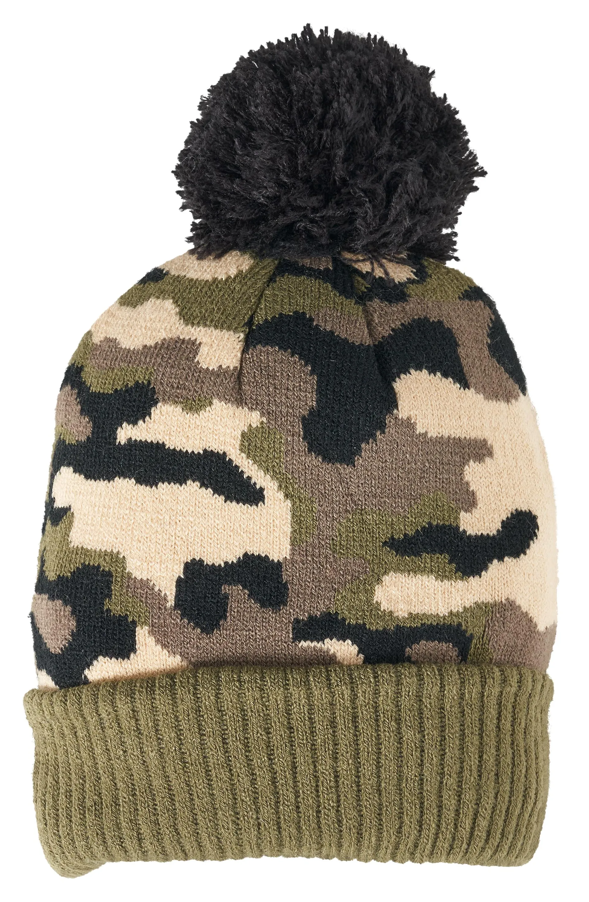 Grand Sierra Camo Cuff Pom Beanie for Toddlers