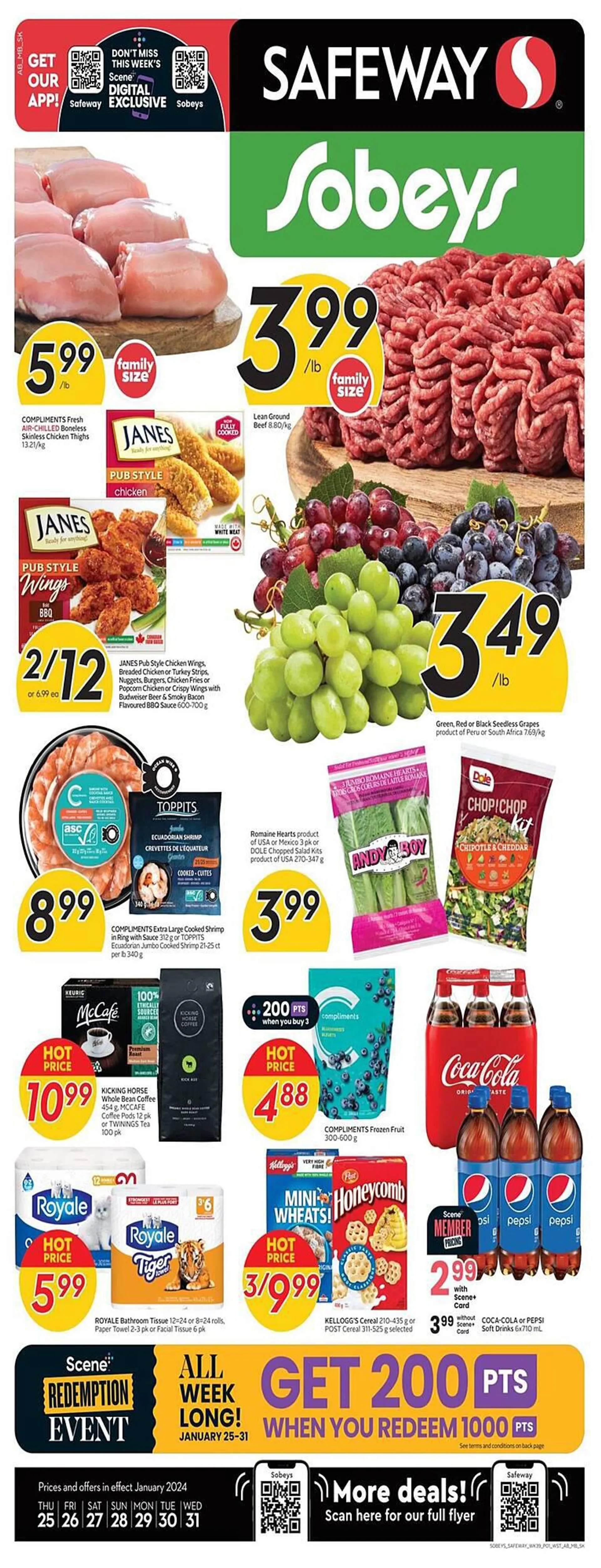 Sobeys flyer valid until January 31, 2024