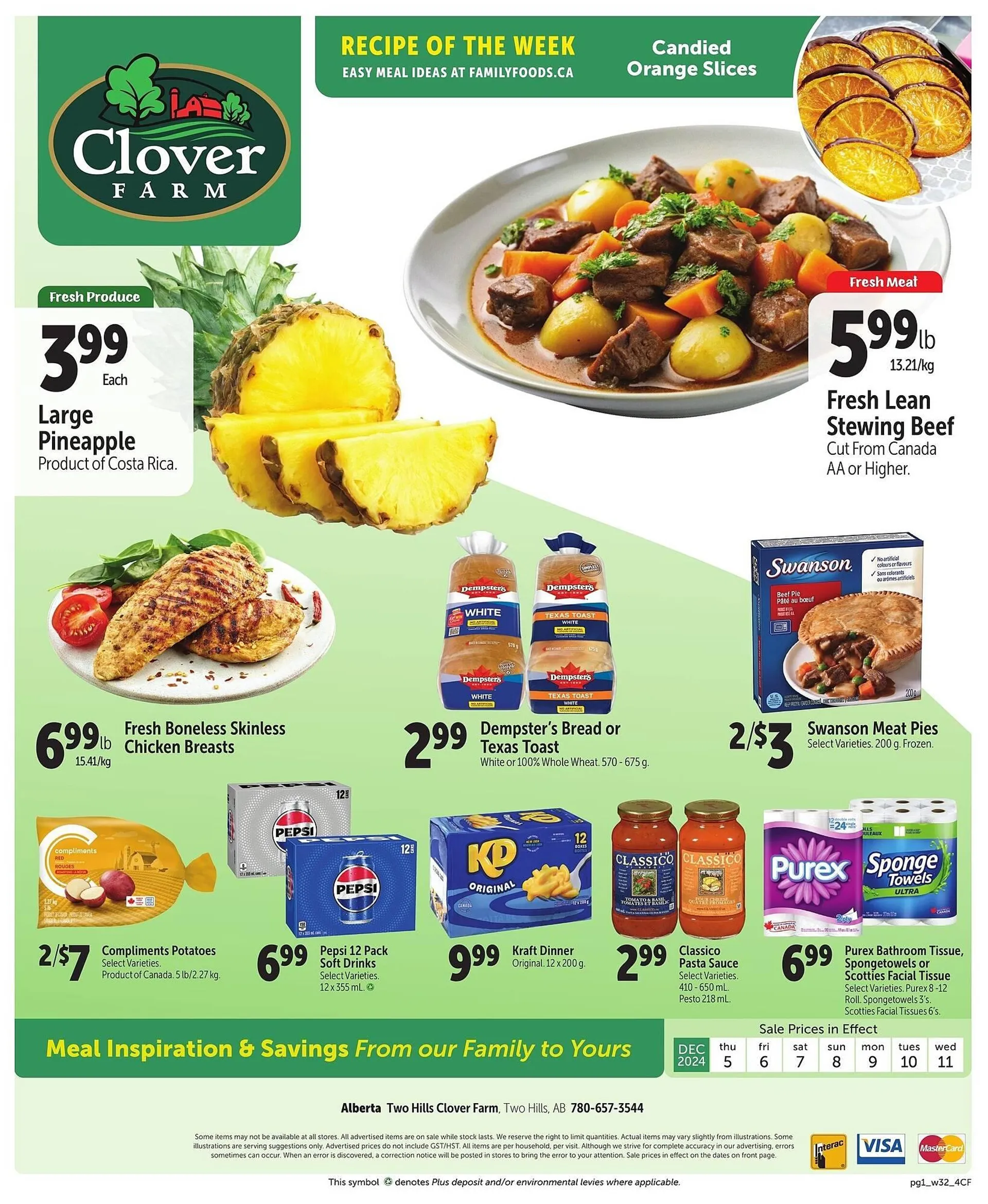 Clover Farm flyer - 1