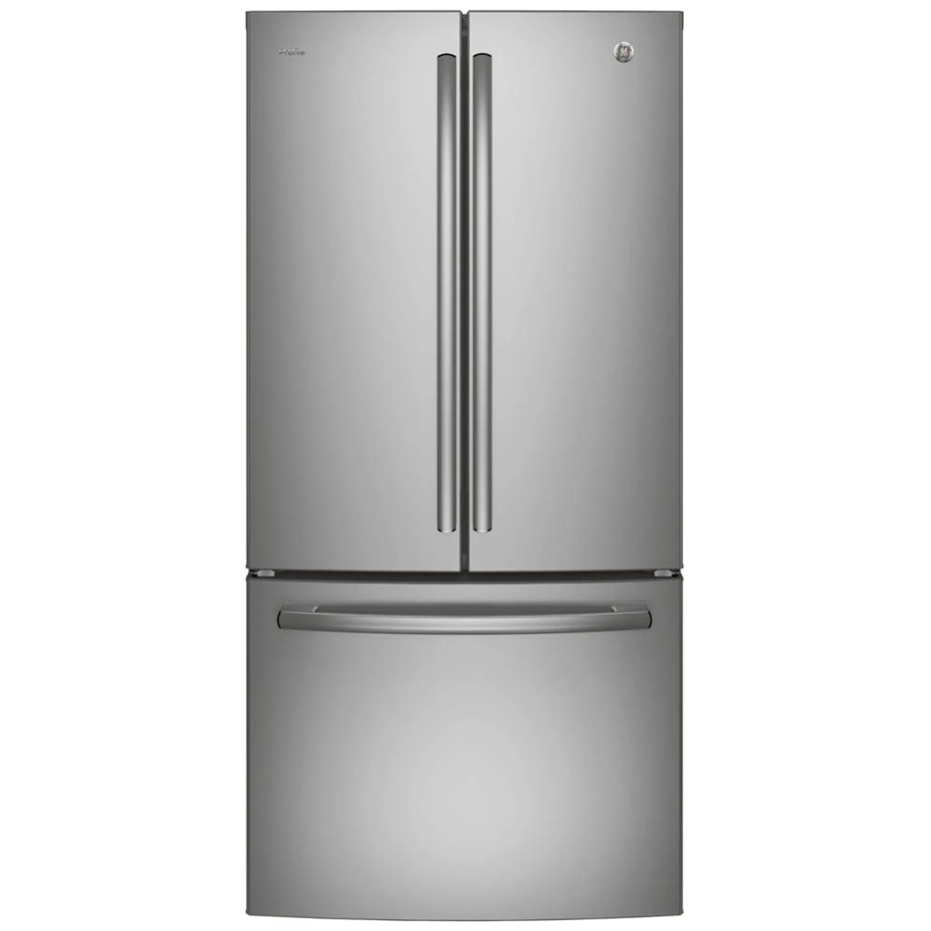 GE Profile PNE25NYRKFS French Door Refrigerator, 33 inch Width, ENERGY STAR Certified, 24.8 cu. ft. Capacity, Stainless Steel colour