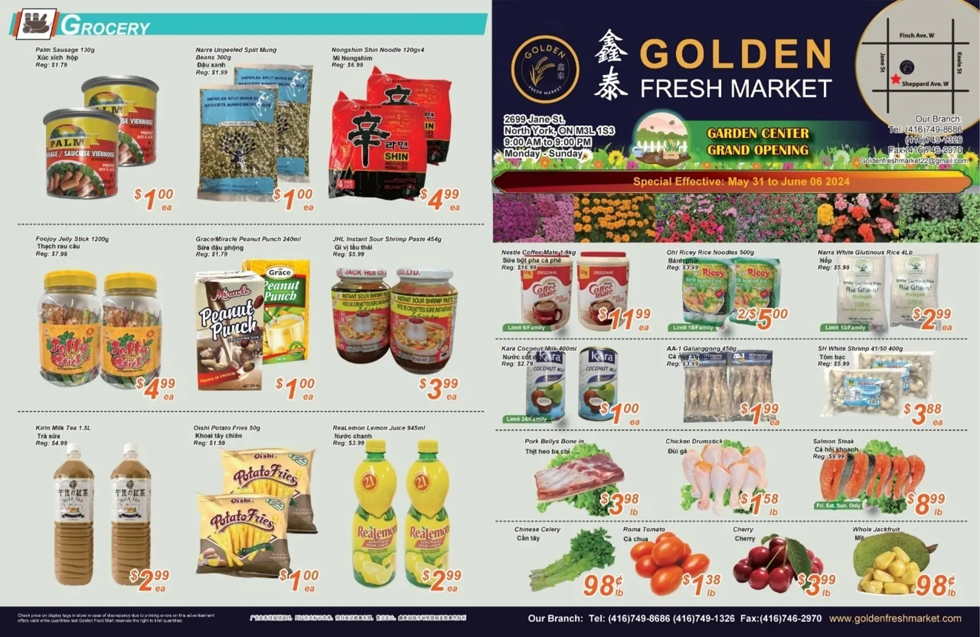 Golden Fresh Market flyer from May 31 to June 6 2024 - flyer page 1