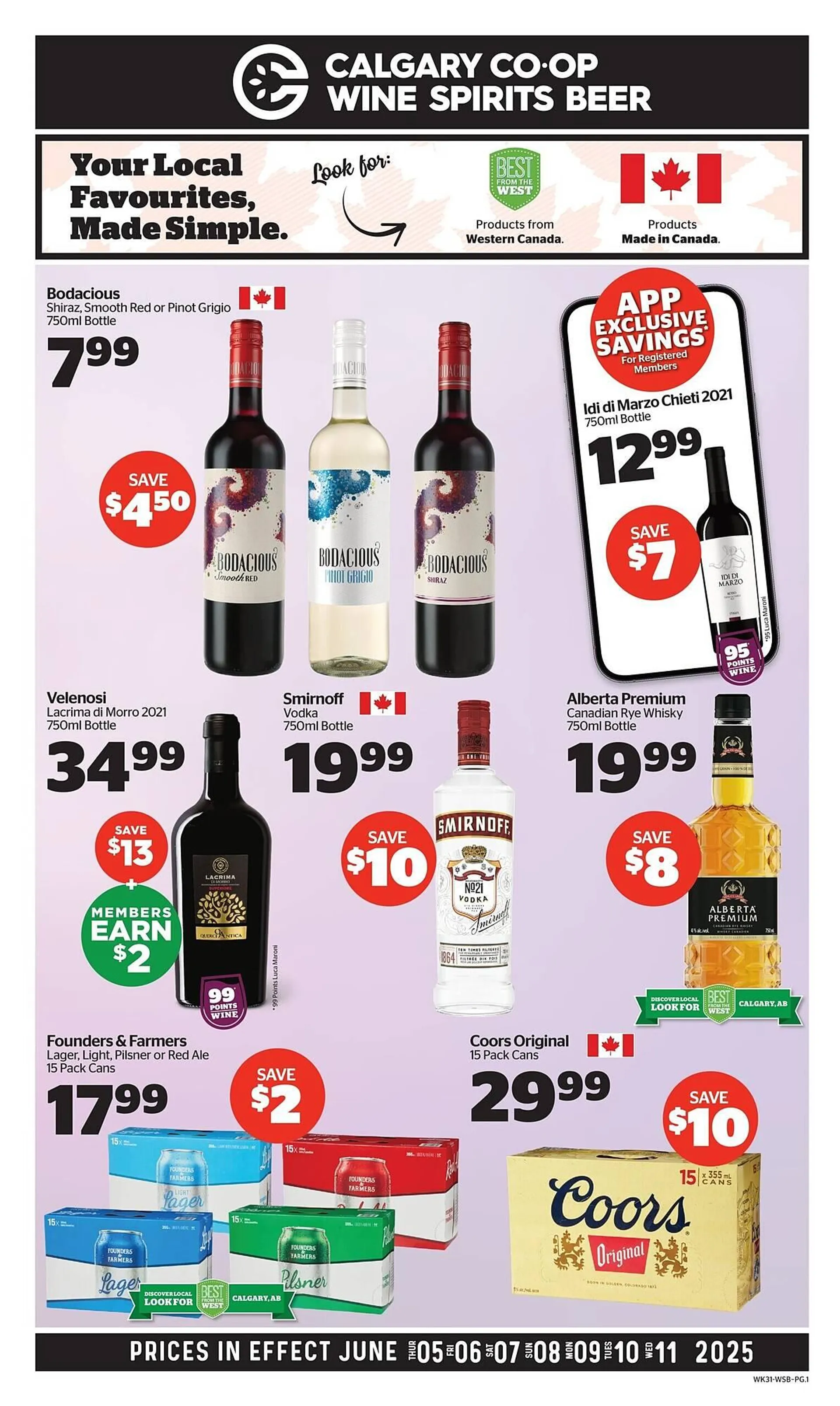 Calgary Co-op flyer from June 4 to June 11 2025 - flyer page 1