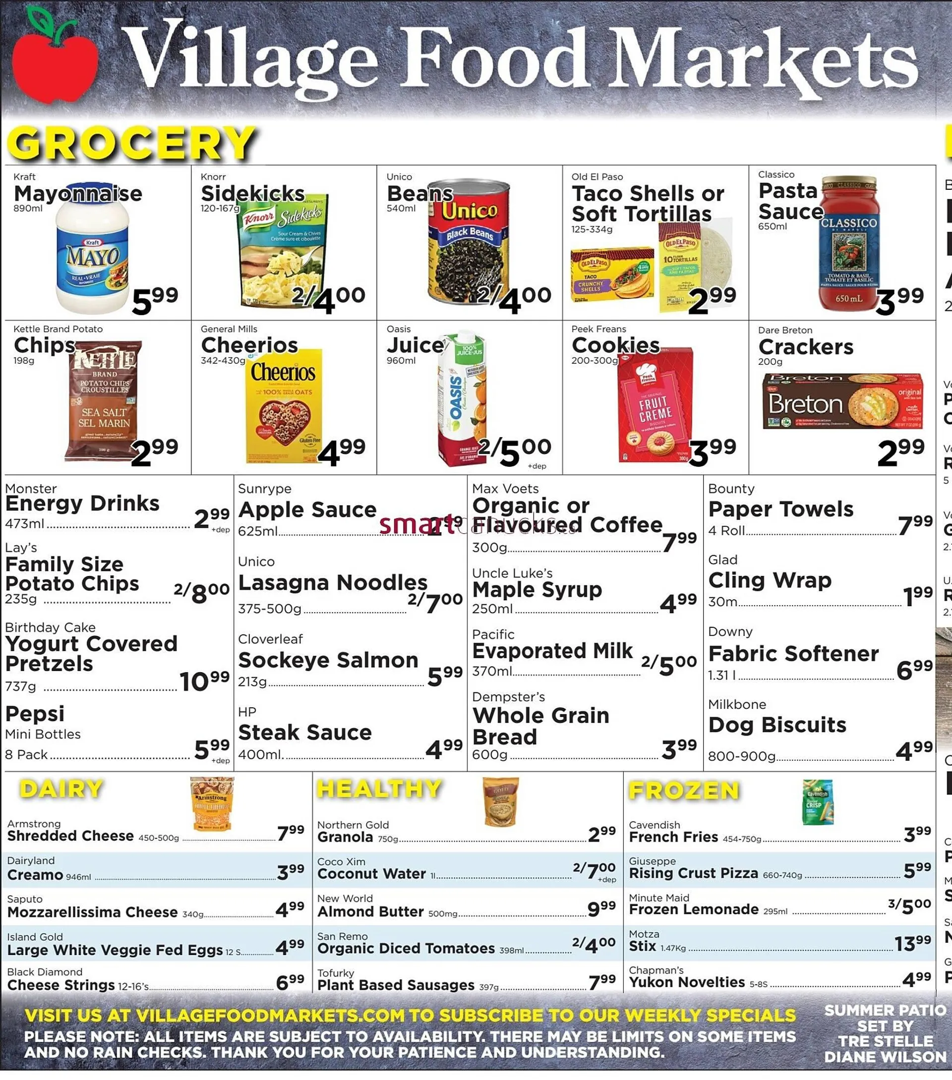 Village Food Markets flyer - 1