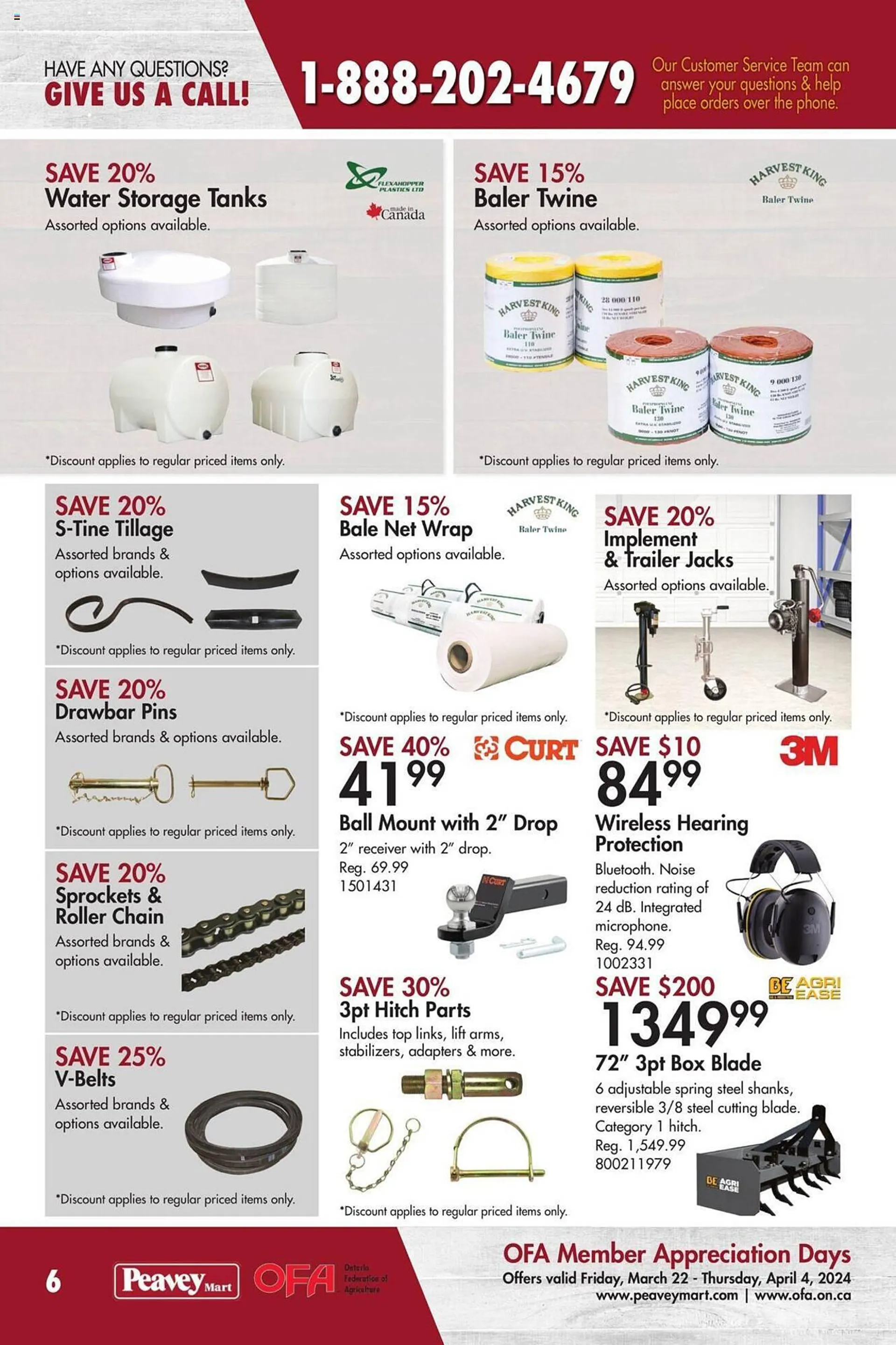 Peavey Mart flyer from March 22 to April 4 2024 - flyer page 6