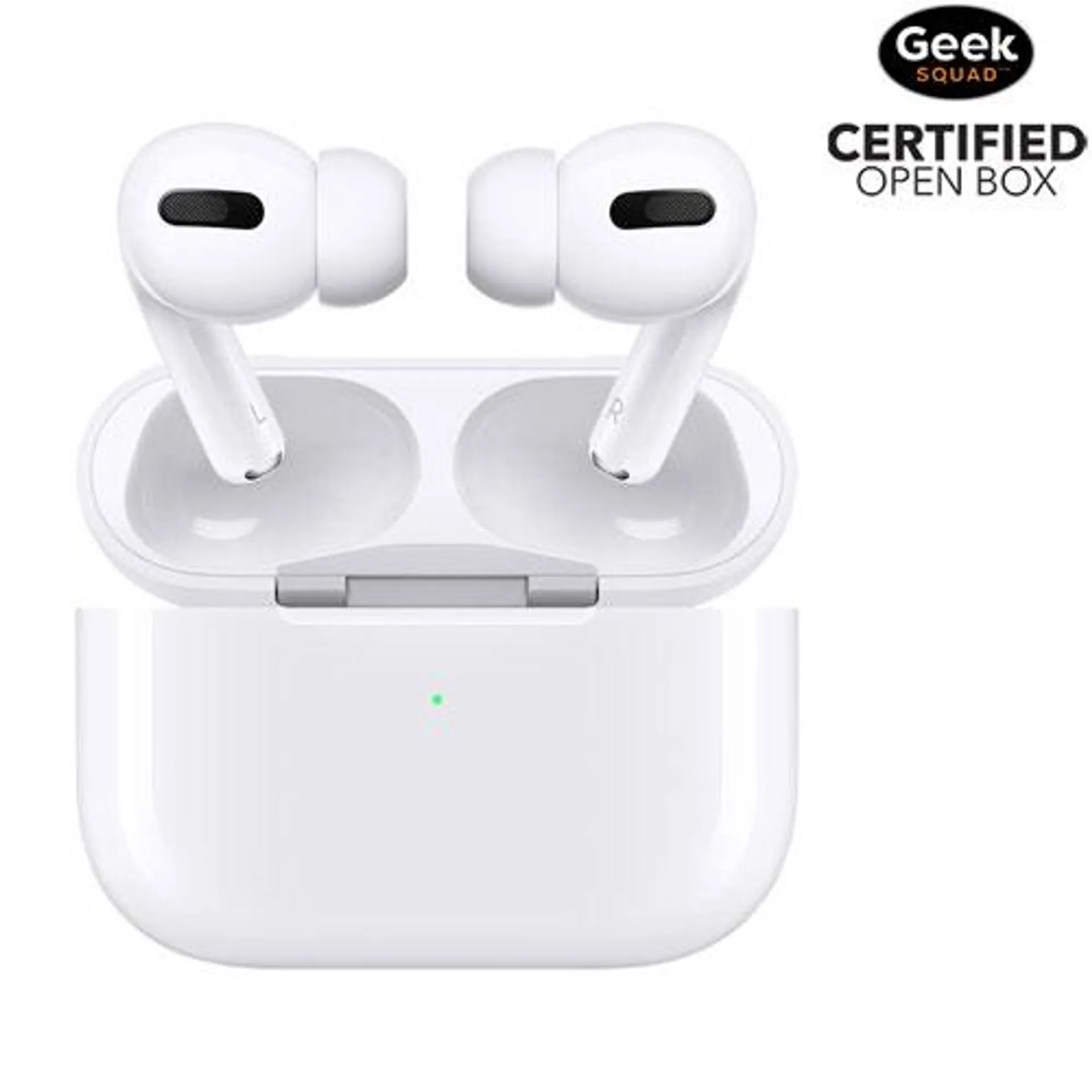 Open Box - Apple AirPods Pro In-Ear Noise Cancelling TW Headphones w/ MagSafe Charging Case -White