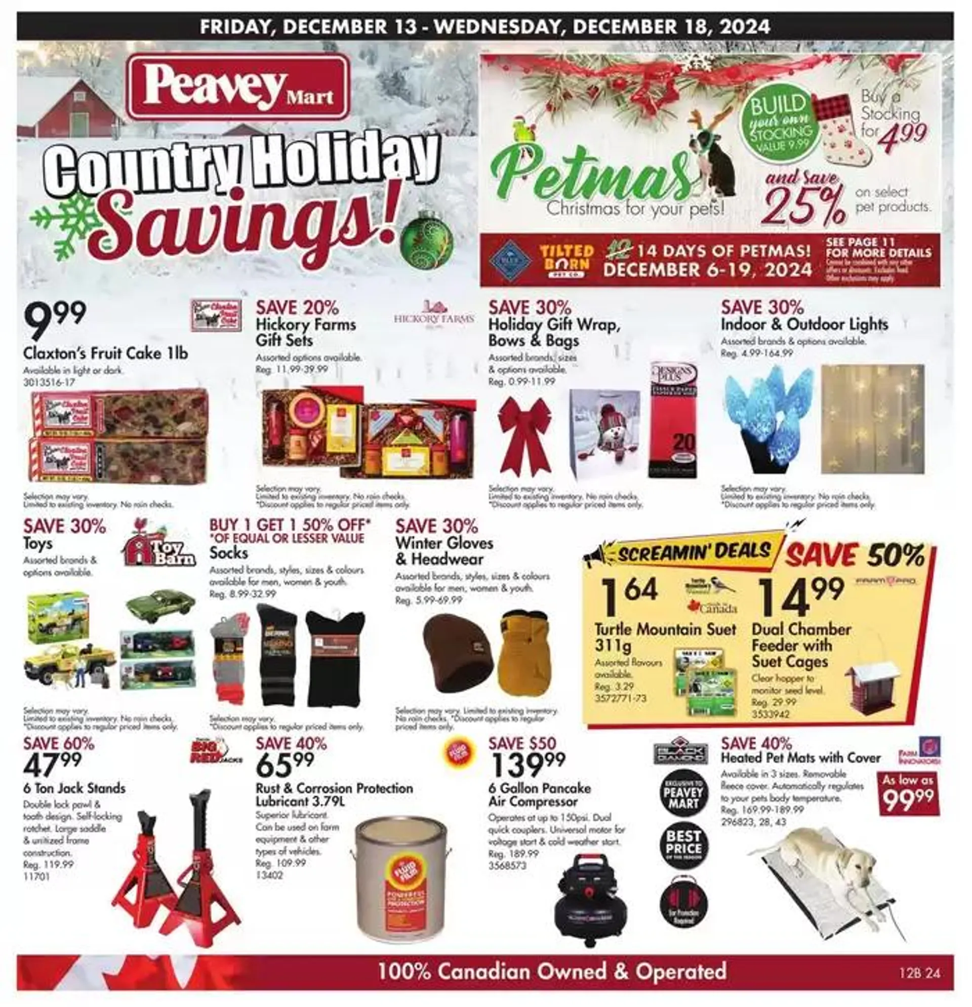 Country Holiday Savings - 1