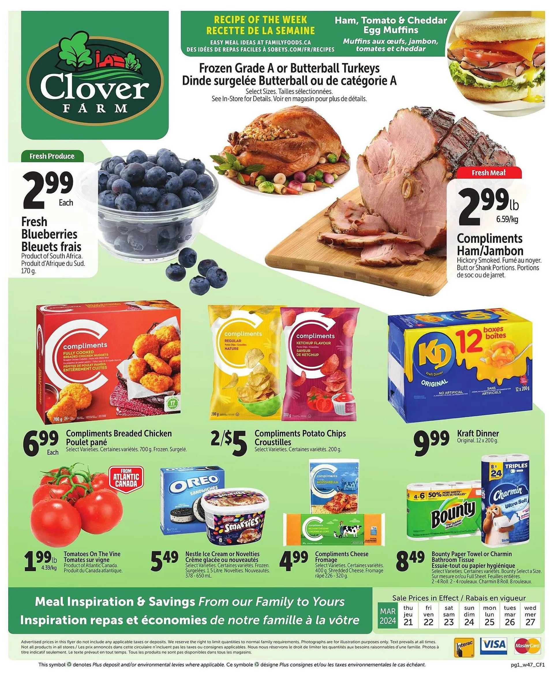 Clover Farm flyer from March 21 to April 10 2024 - flyer page 