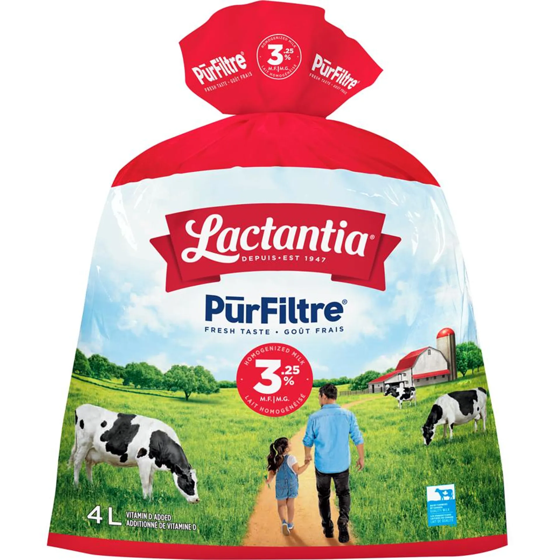 Lait Homogénéisé Purfiltre 3,25 % M.G.