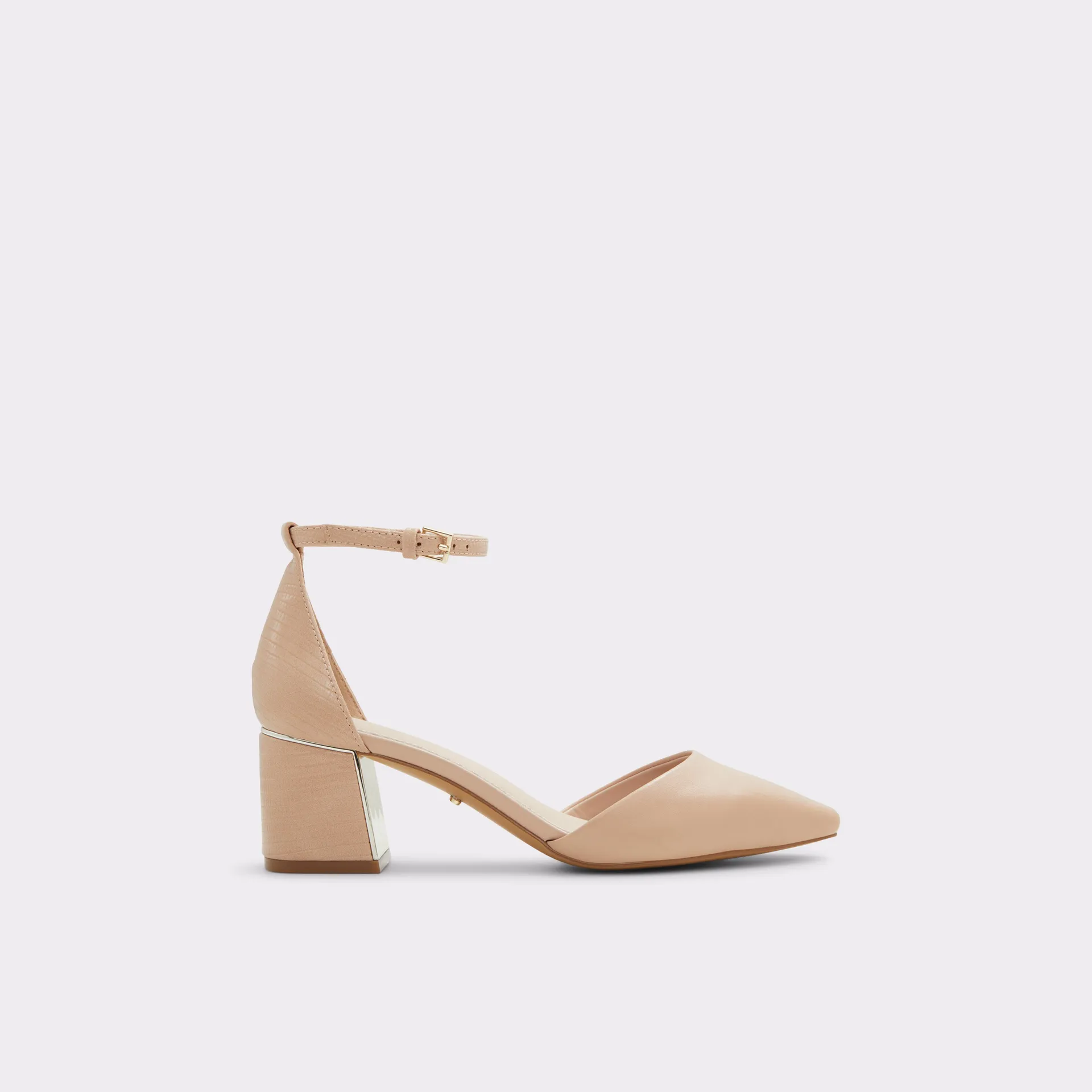 Strappy block heel