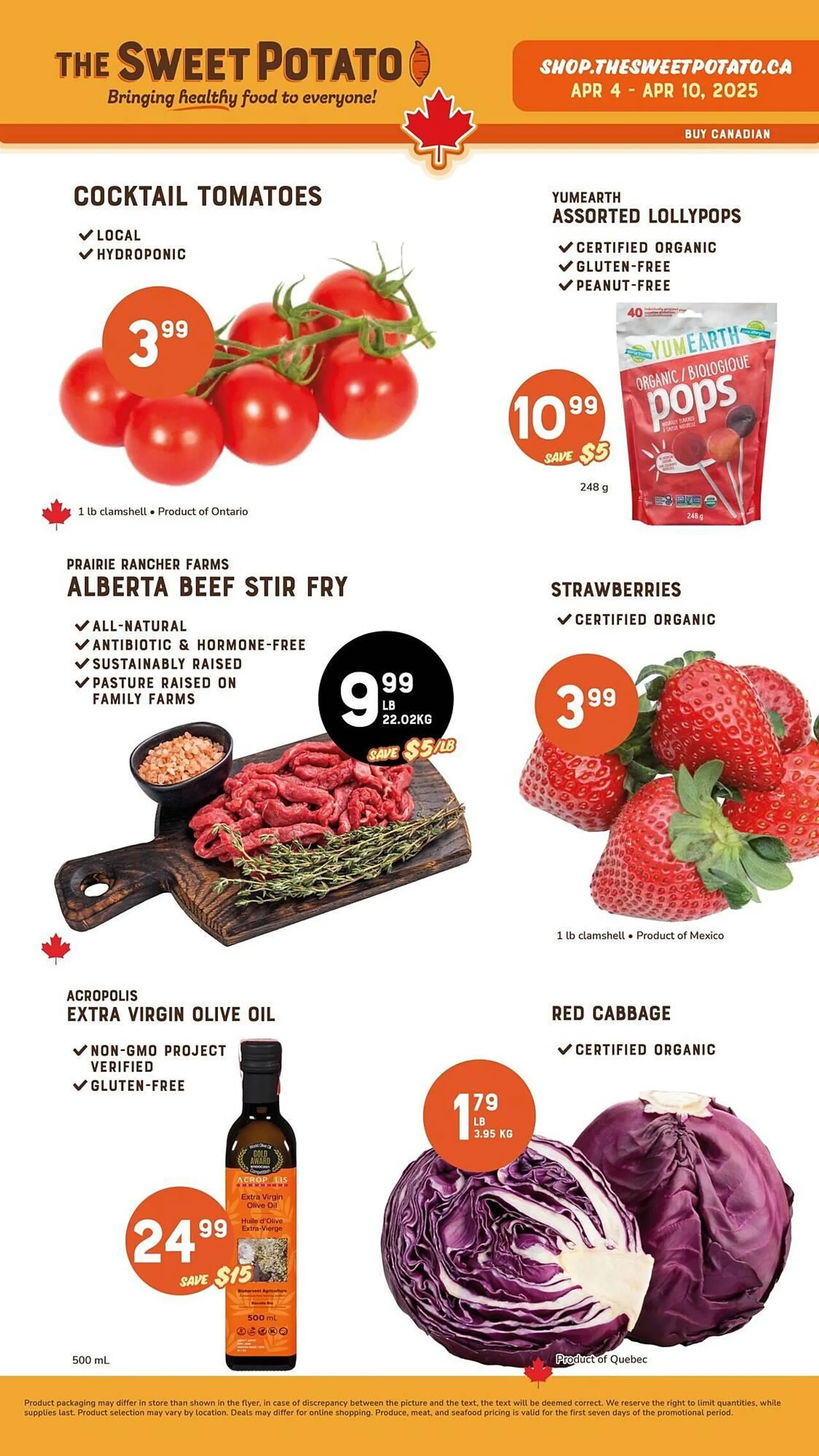 The Sweet Potato flyer - 1