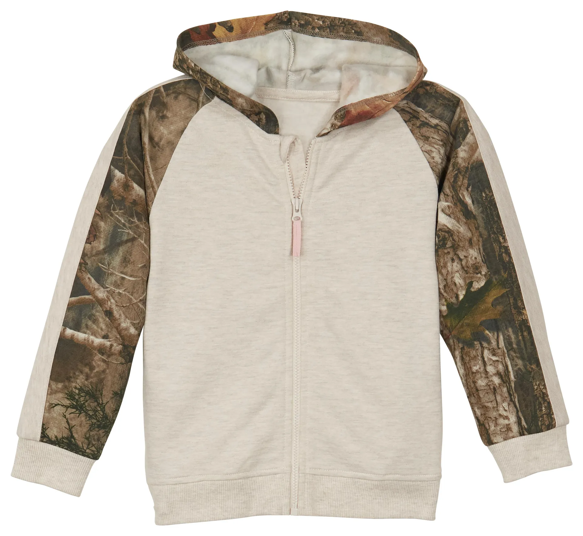 Bass Pro Shops Full-Zip Raglan Long-Sleeve Hoodie for Babies, Toddlers or Kids