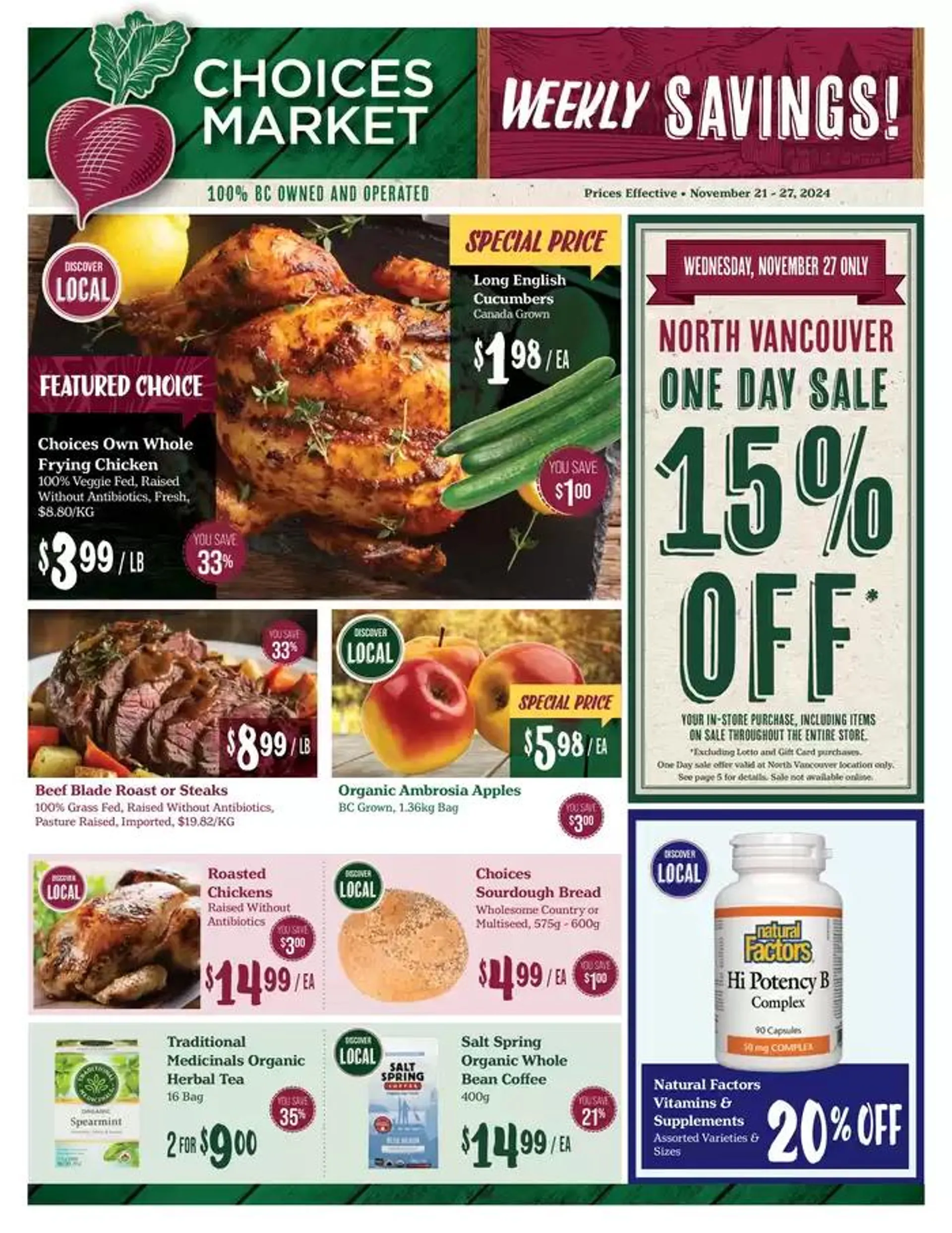 Choices Market weekly flyer - 1