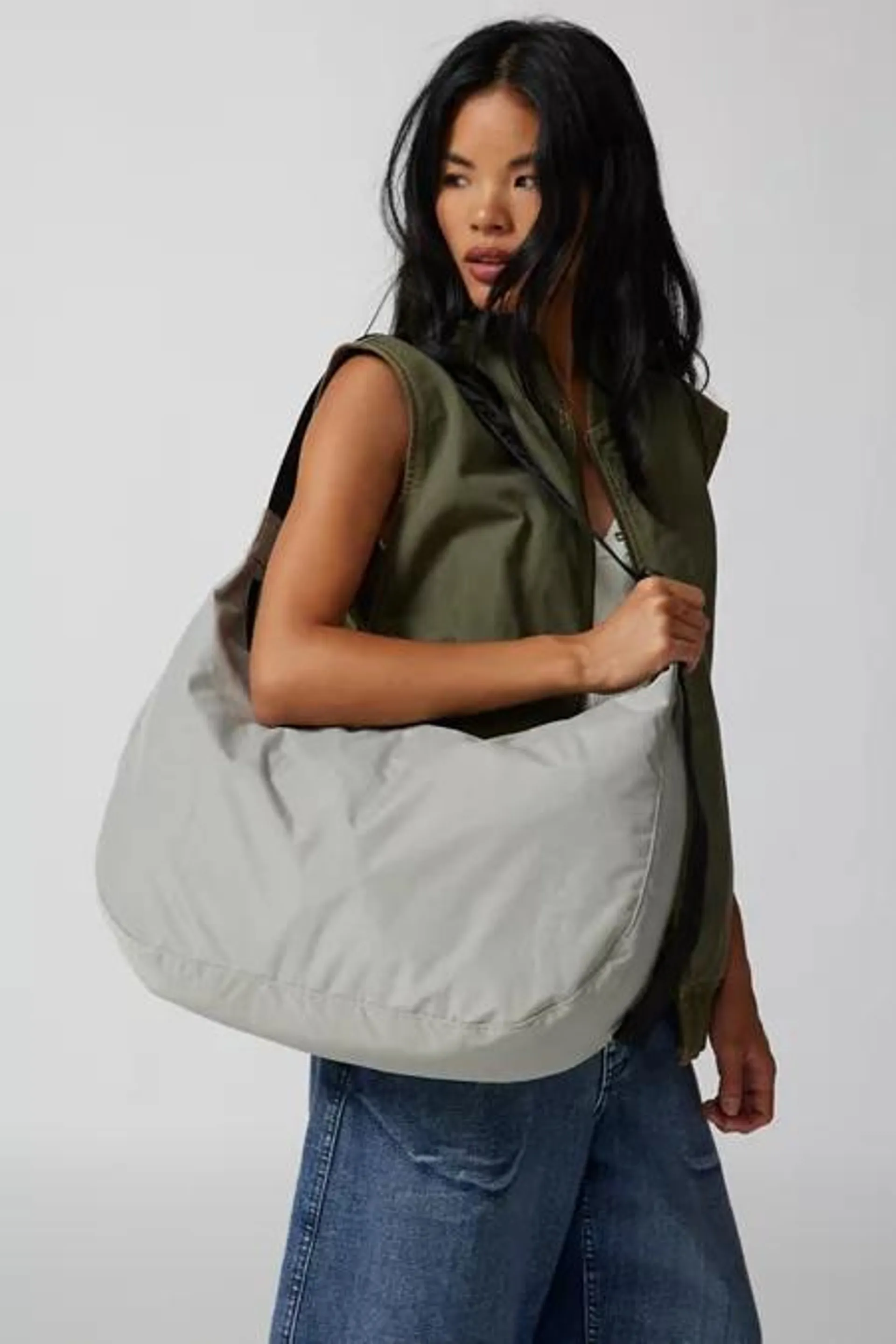 BAGGU Large Nylon Crescent Bag