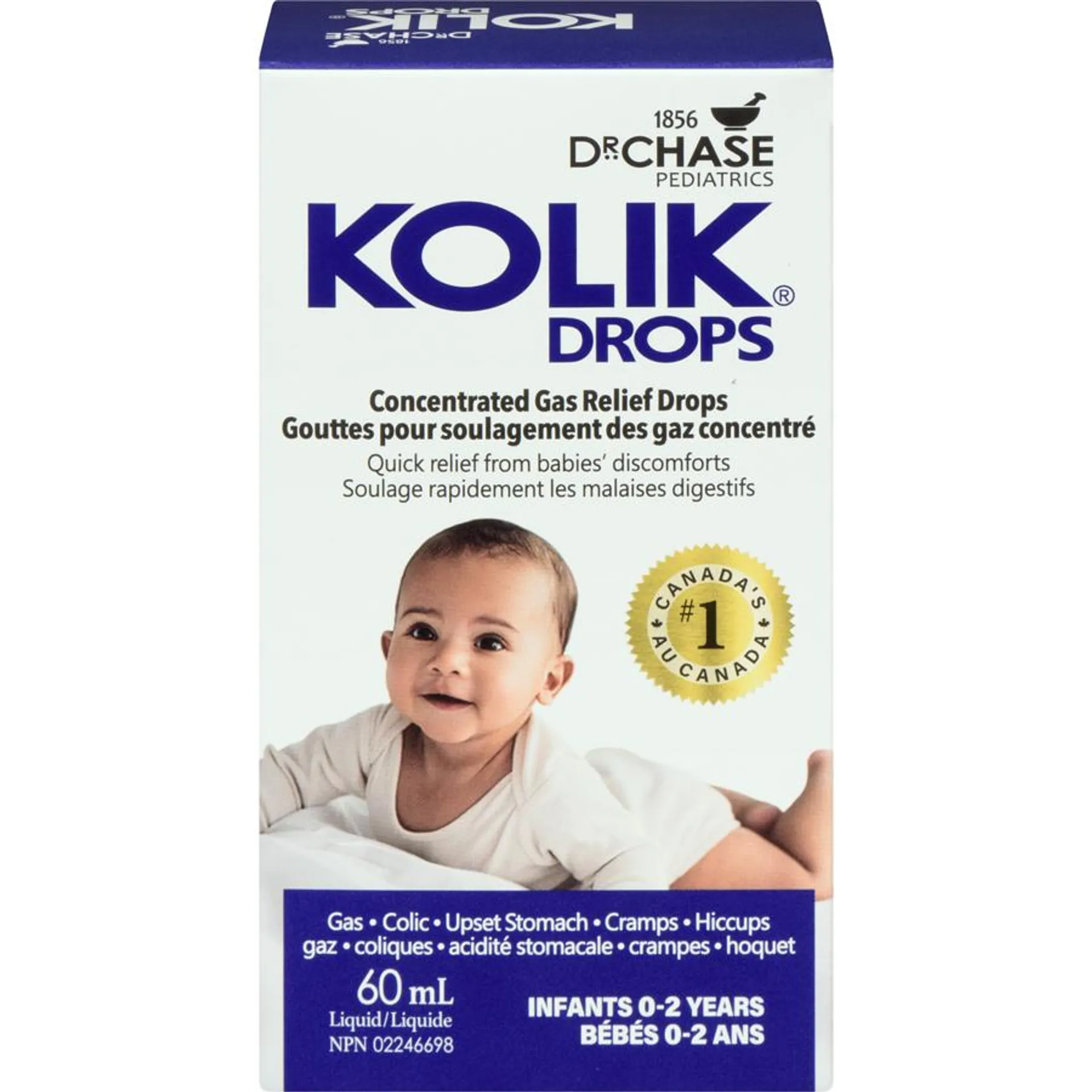 Kolik Drops Concentrated Gas Relief Drops Infants 0-2 Years