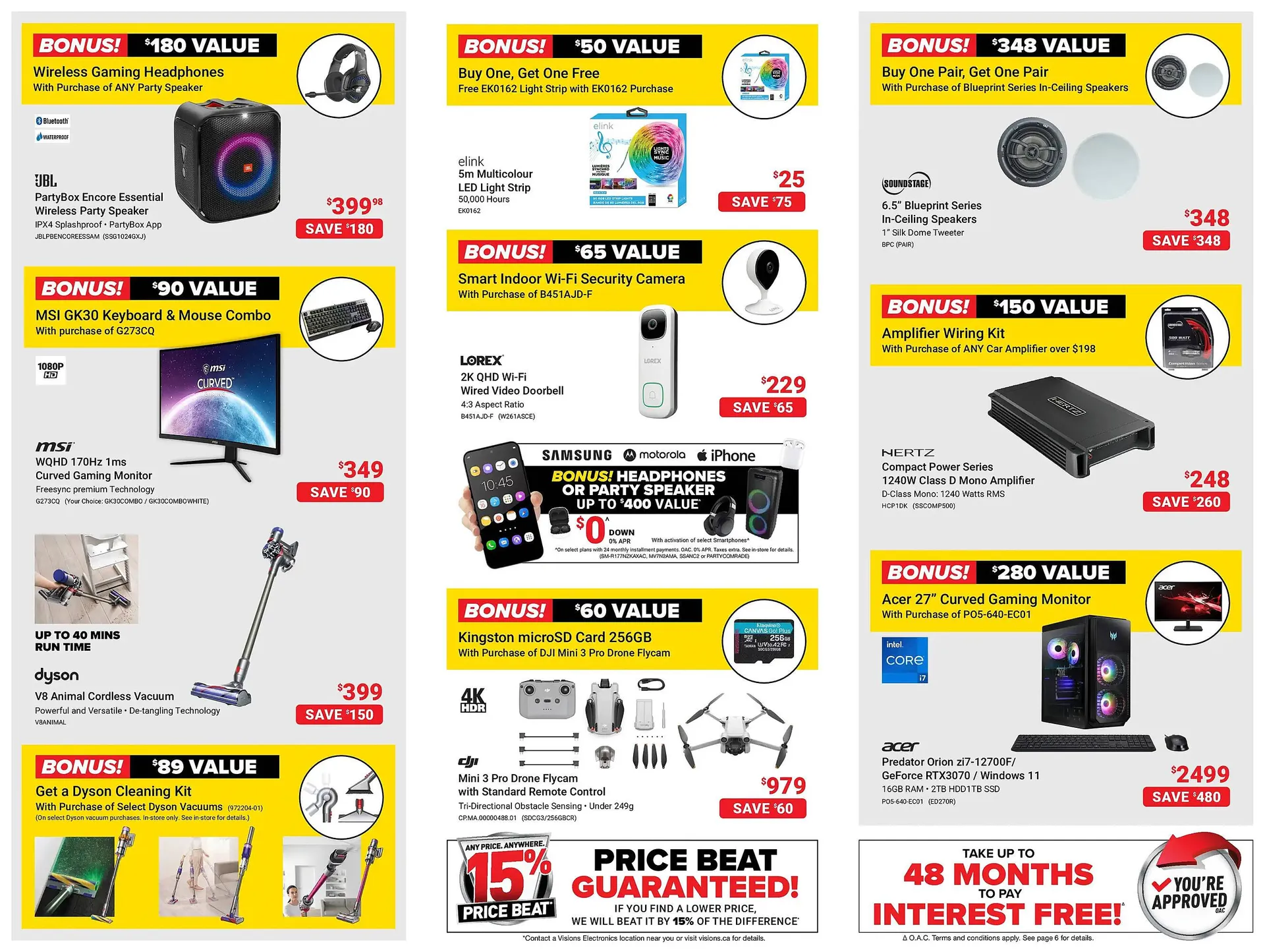 Visions Electronics flyer - 3