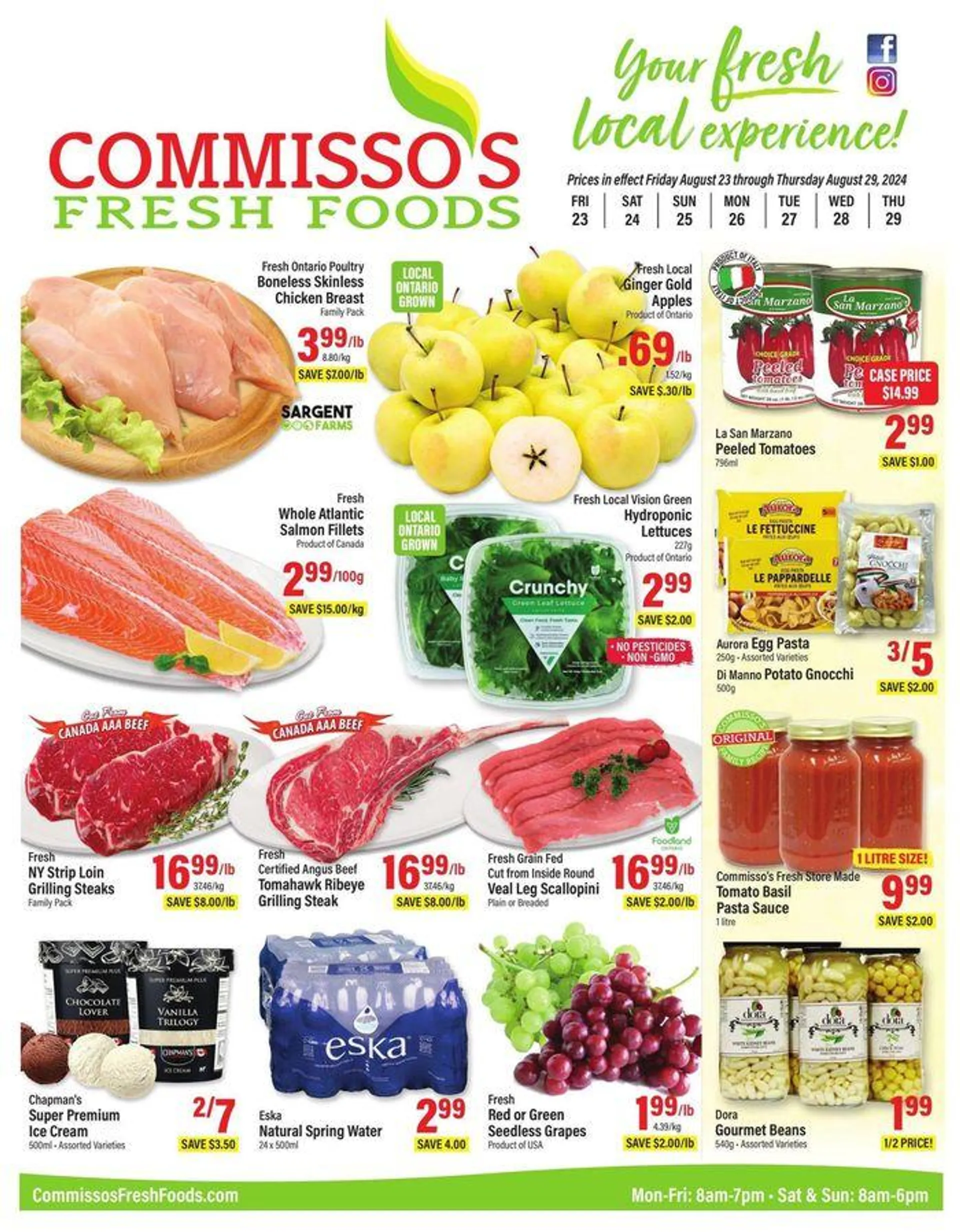 Commissos Fresh Foods weeky flyer - 1