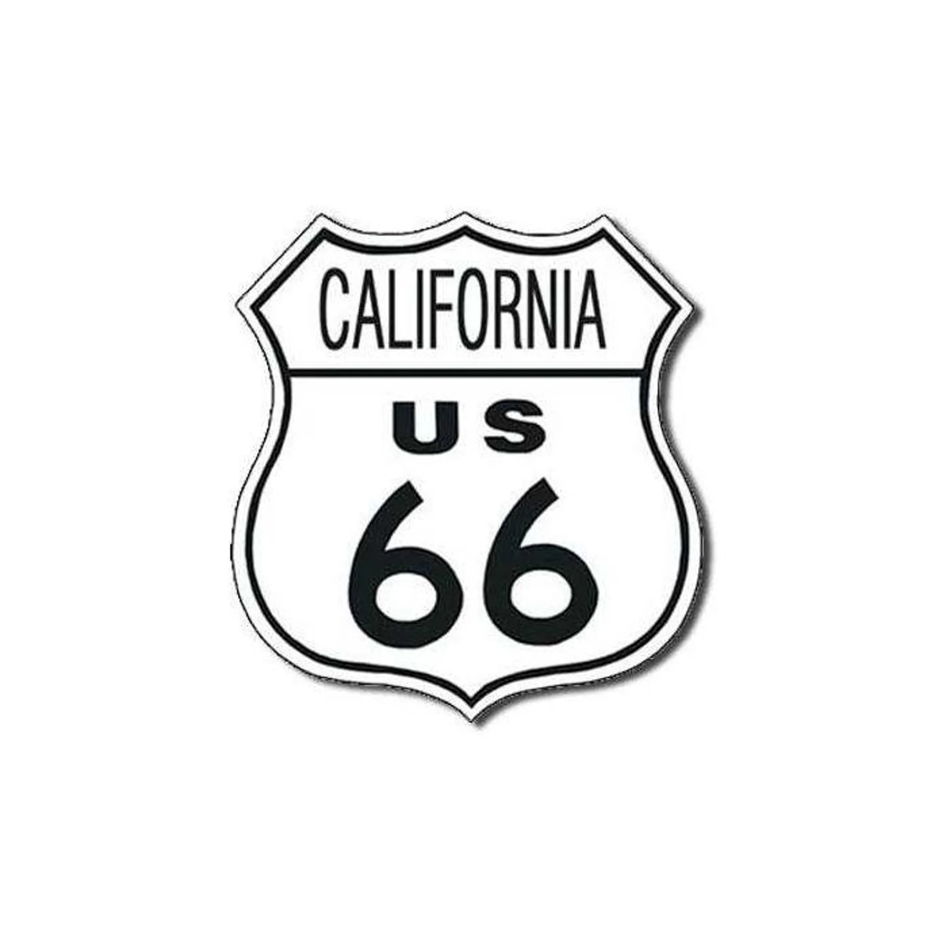 California Route 66 Tin Sign