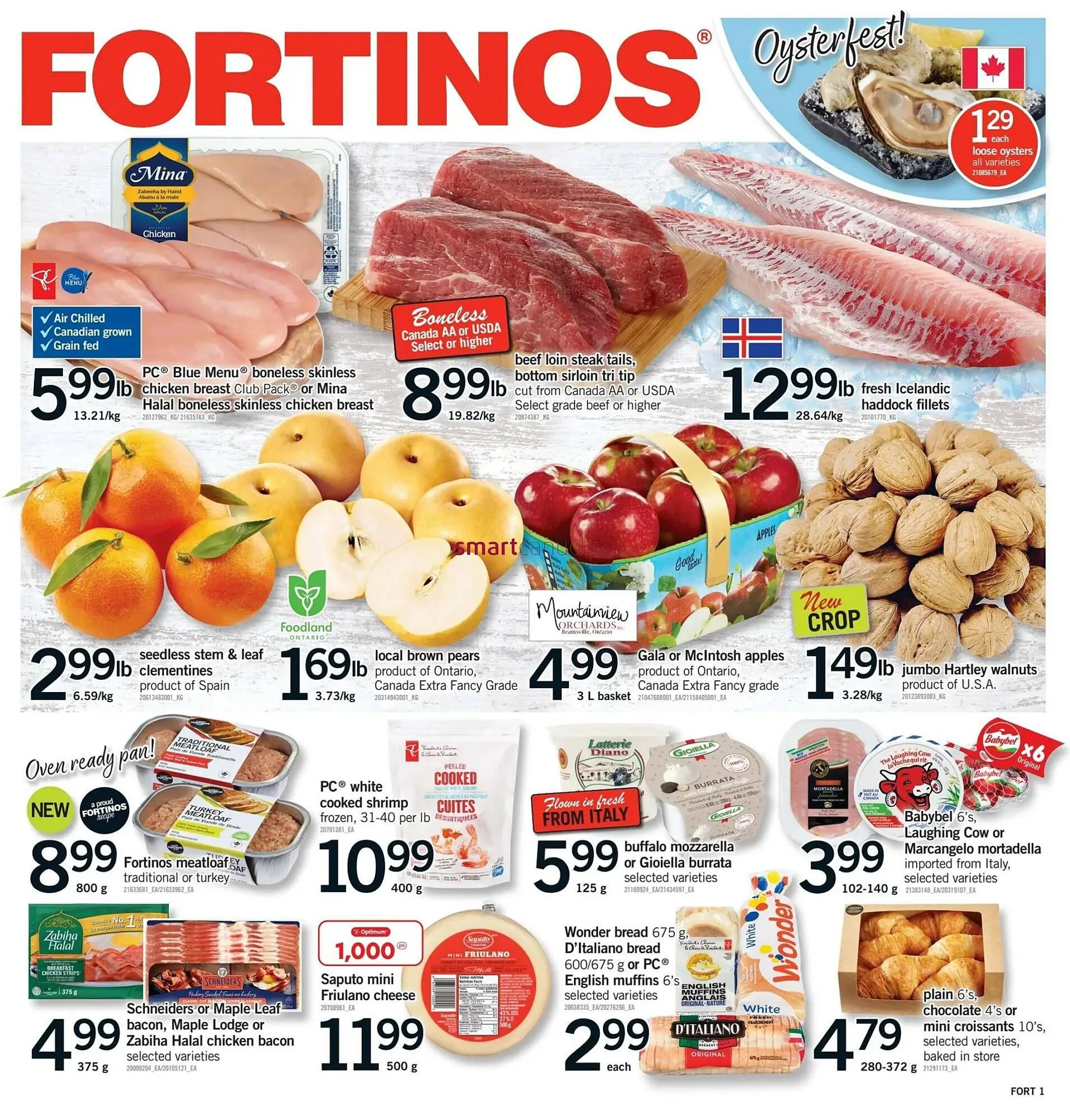 Fortinos flyer from October 17 to October 23 2024 - flyer page 1