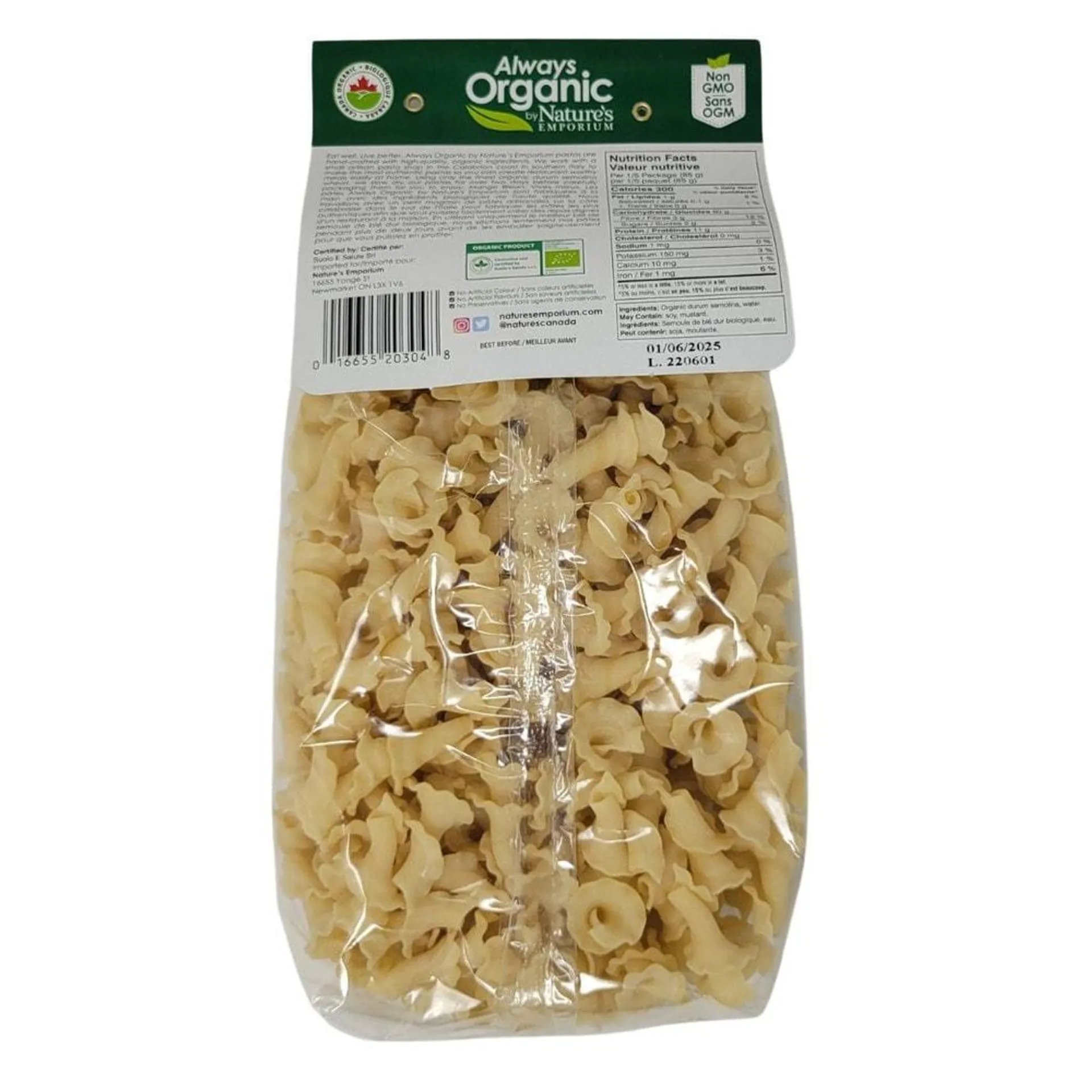 Always Organic Artisan Pasta Riccioli Org 454 g