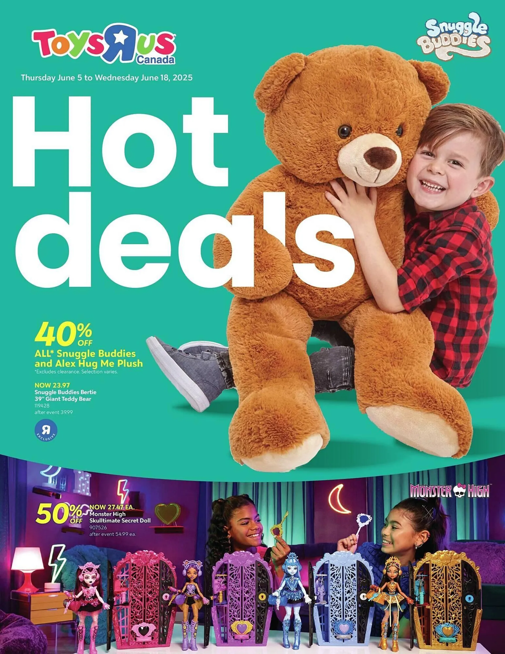 Toys R us flyer from June 5 to June 23 2025 - flyer page 1