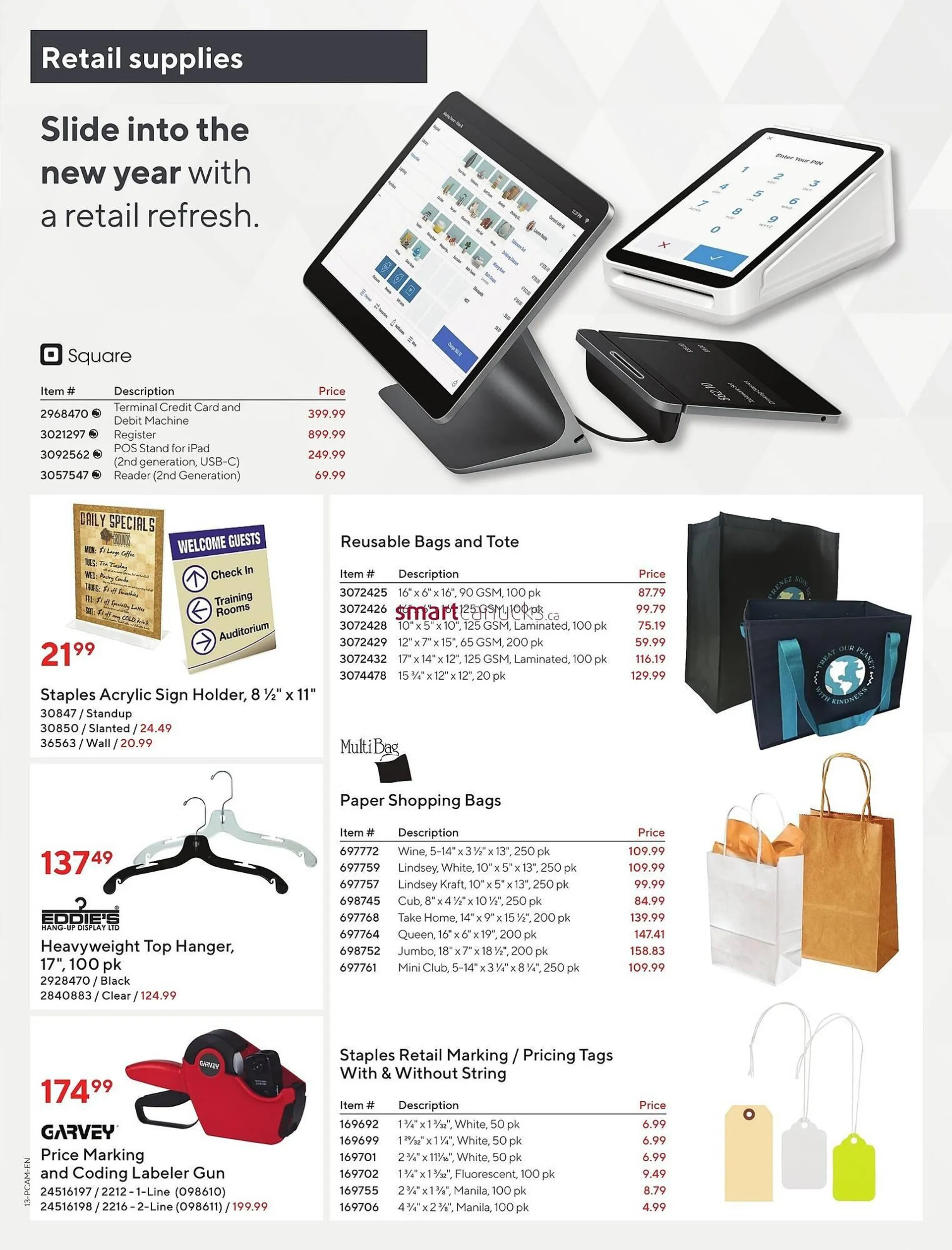 Staples flyer from January 2 to January 8 2025 - flyer page 14