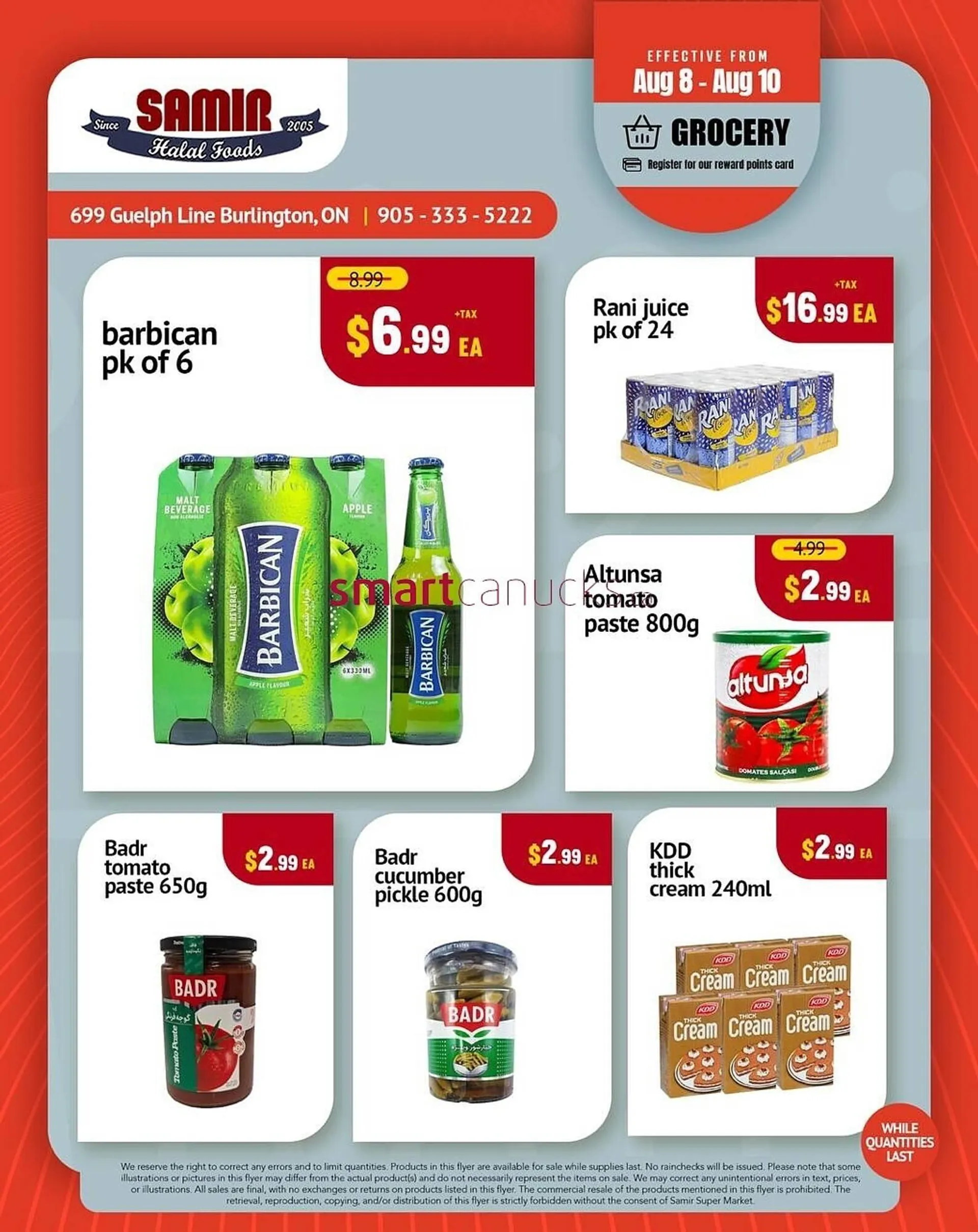 Samir Supermarket flyer from August 8 to August 14 2025 - flyer page 1