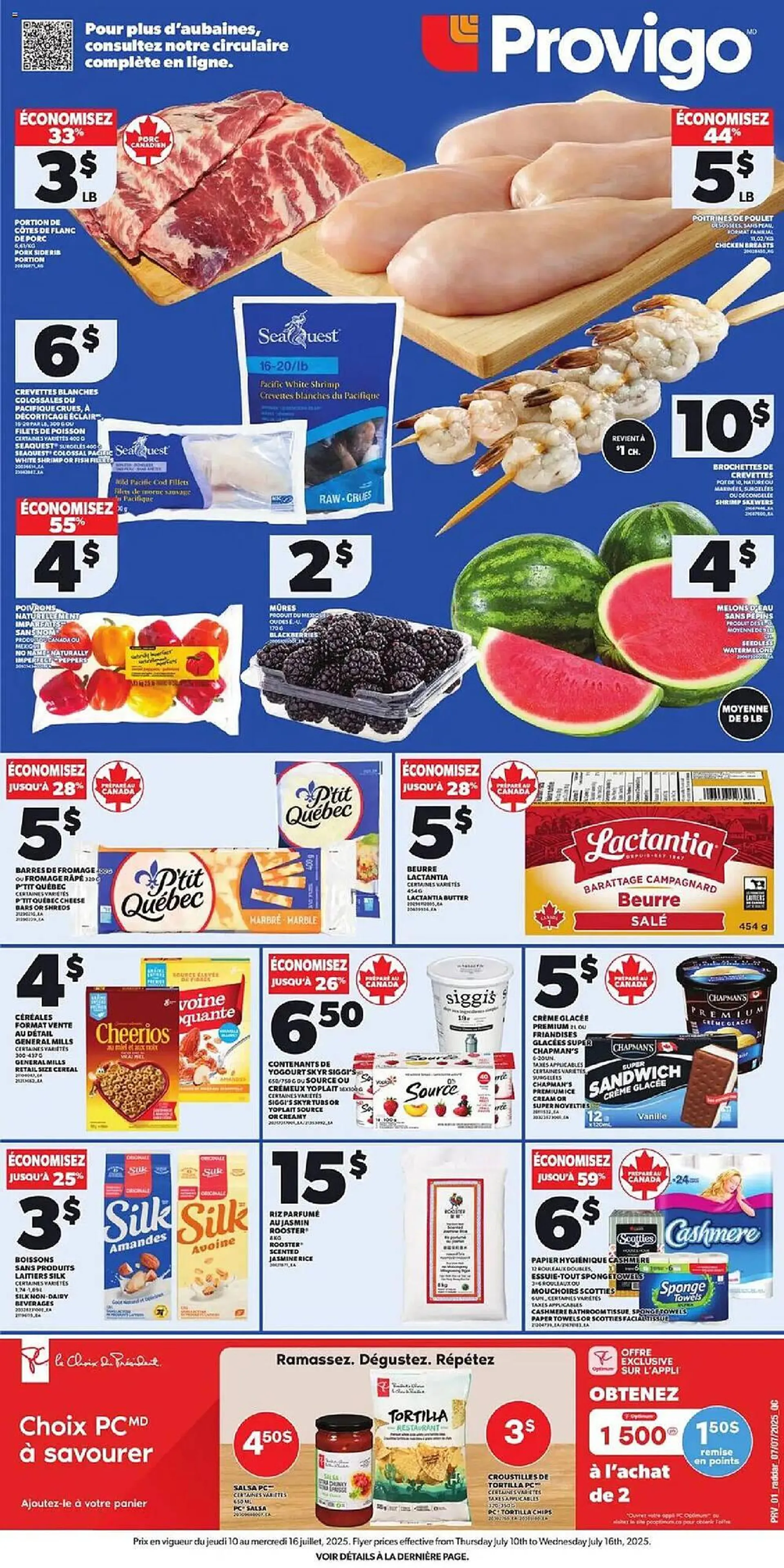 Provigo flyer from July 10 to July 16 2025 - flyer page 1